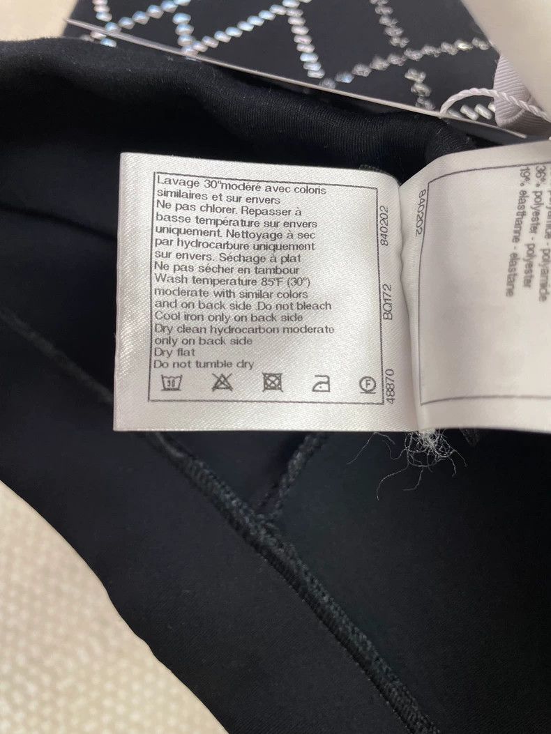 Chanel Chanel Diamond check logo printed elastic pants Size 24" / US 00 / IT 34 - 7 Thumbnail