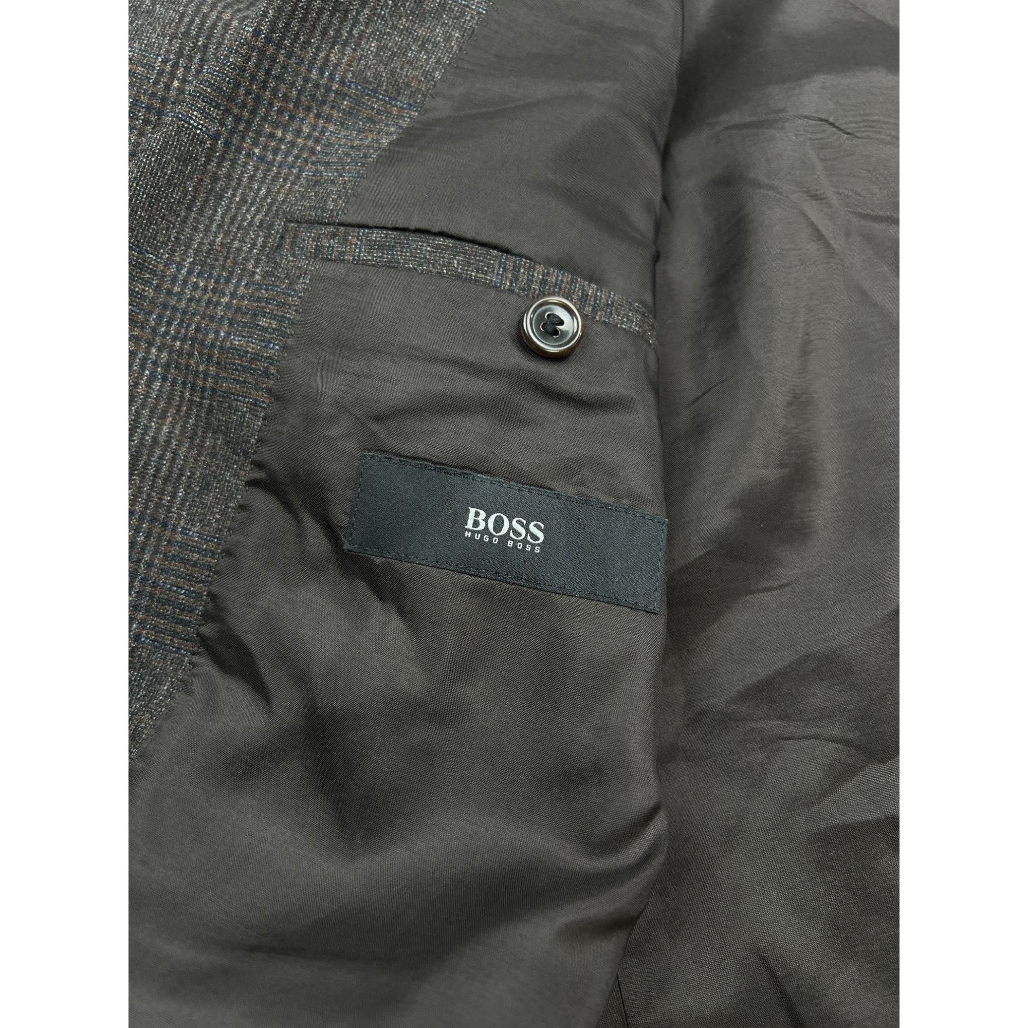Hugo Boss Hugo Boss Maxwell Wool Blend Tartan Blazer (Y0785) Size 38R - 5 Thumbnail