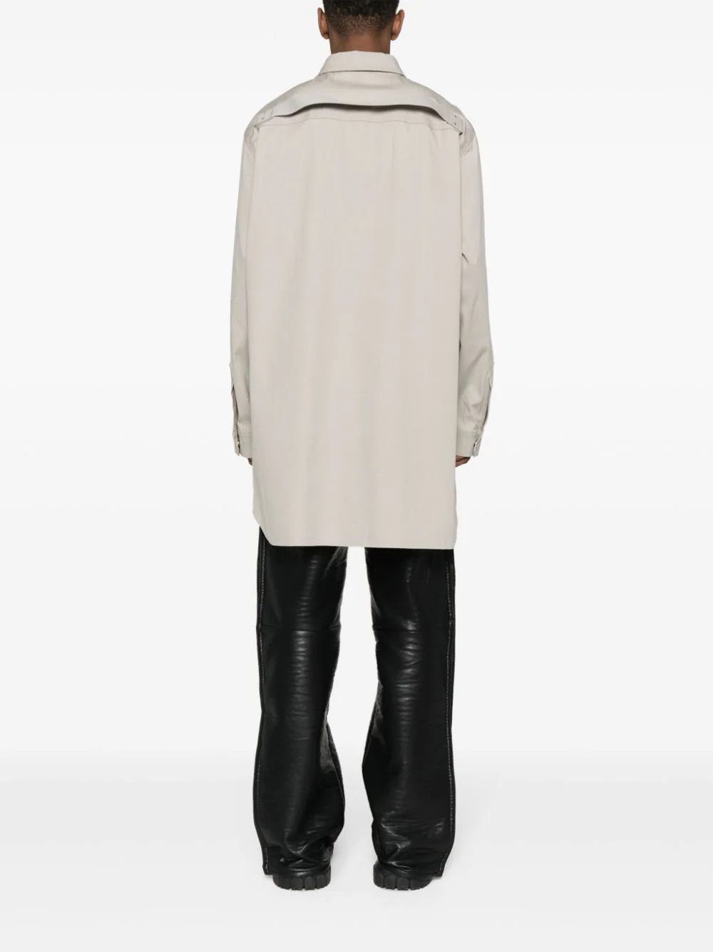 Rick Owens o1s1v1n0724 Outer Shirts in Grey Size US M / EU 48-50 / 2 - 4 Thumbnail