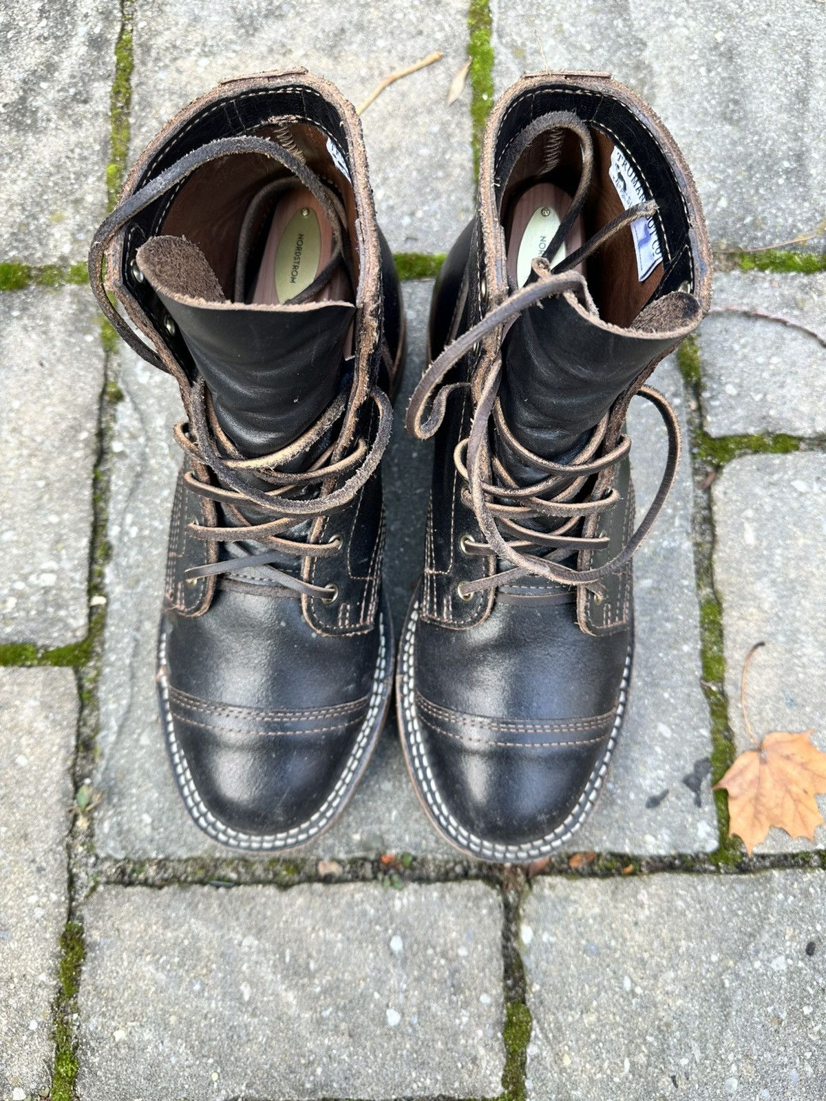 Truman Boot Co. Truman Stitchdown Black Waxed Flesh on 79 last Size US 7 / EU 40 - 2 Thumbnail