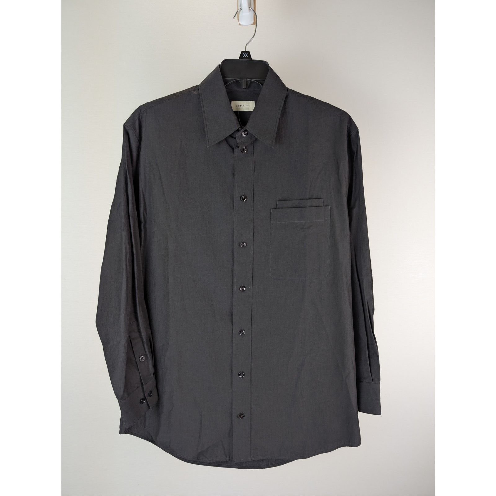 Lemaire o1rshd1 Double Pocket Button up Shirt in Black Size US XS / EU 42 / 0 - 2 Thumbnail