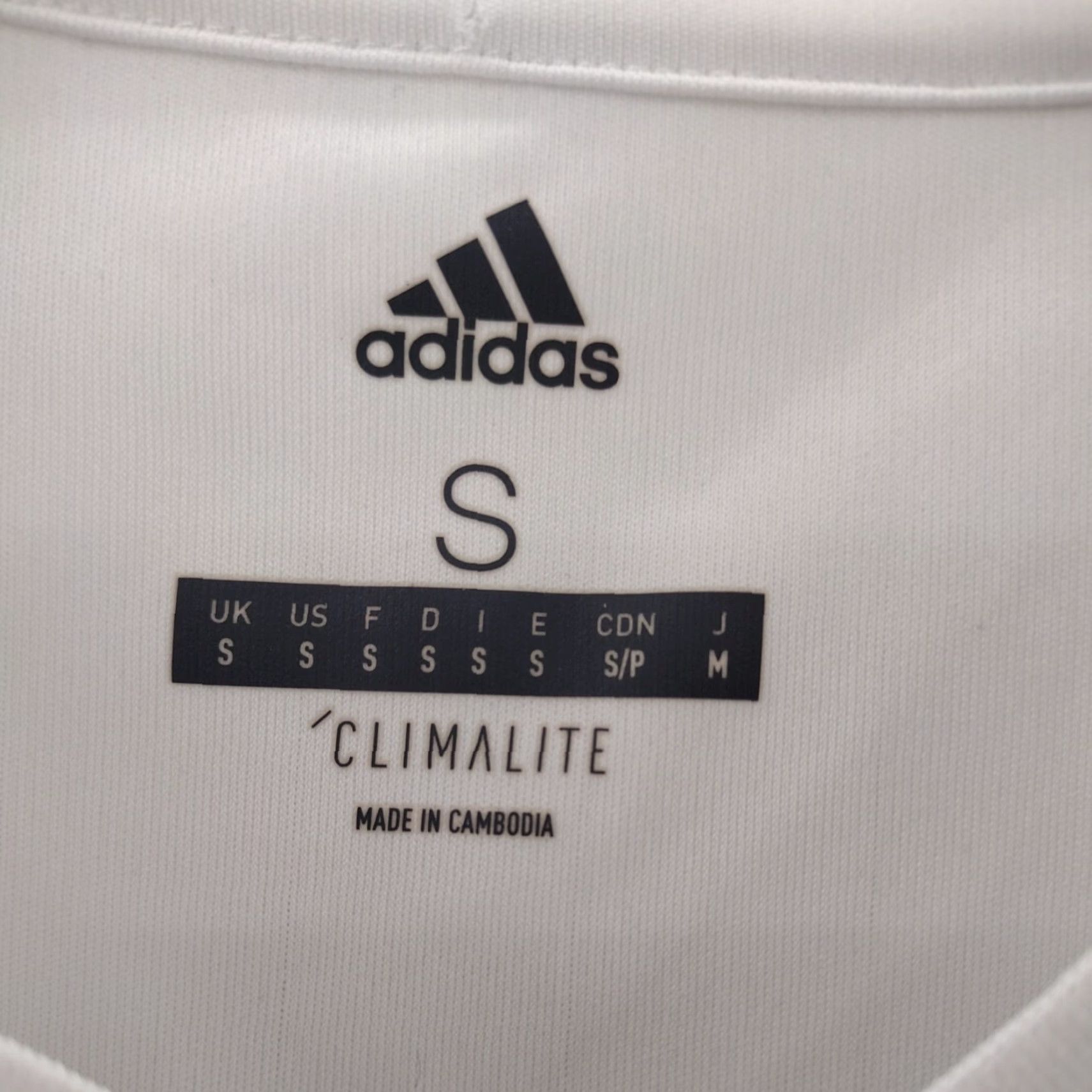 Adidas Adidas Soccer Jersey Men's Small White Climalite 15 Activewear 90s Football Mens Size US S / EU 44-46 / 1 - 4 Thumbnail