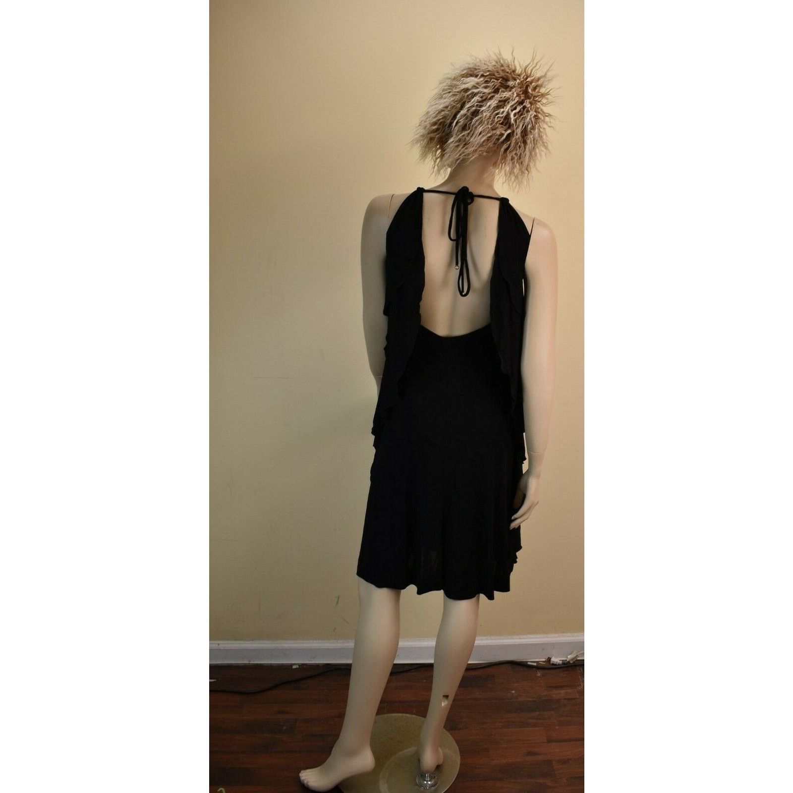 Chanel NEW CHANEL BLACK VISCOSE SLEEVELESS EVENING DRESS 36 FR $2K Size S / US 4 / IT 40 - 10 Thumbnail
