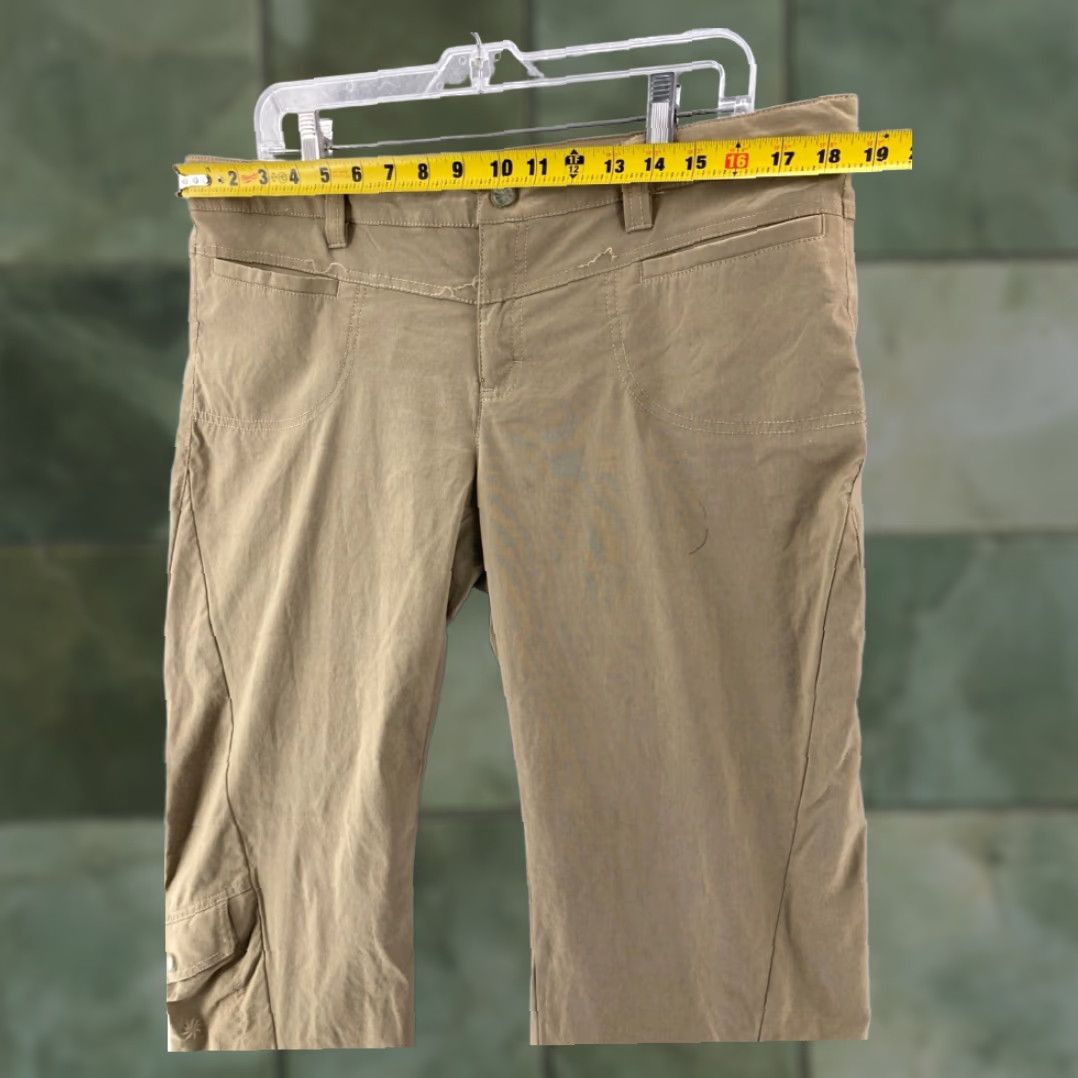 Athleta Athleta Beige Outdoor Hiking Pants Womens 14T Bootcut Size 36" / US 14 / IT 50 - 2 Thumbnail