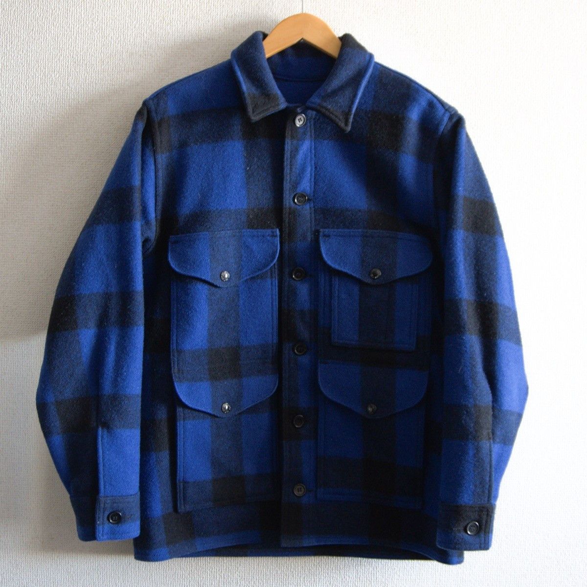 Filson Filson Mackinaw Cruiser Jacket Blue Size 40 Size US XXS / EU 40 - 1 Thumbnail