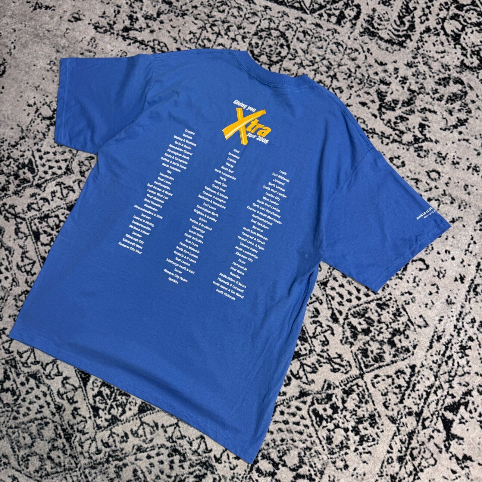 Vintage Vintage Unisex Blue Cotton T-Shirt Size XL Y2K 90s Size US XL / EU 56 / 4 - 8 Thumbnail