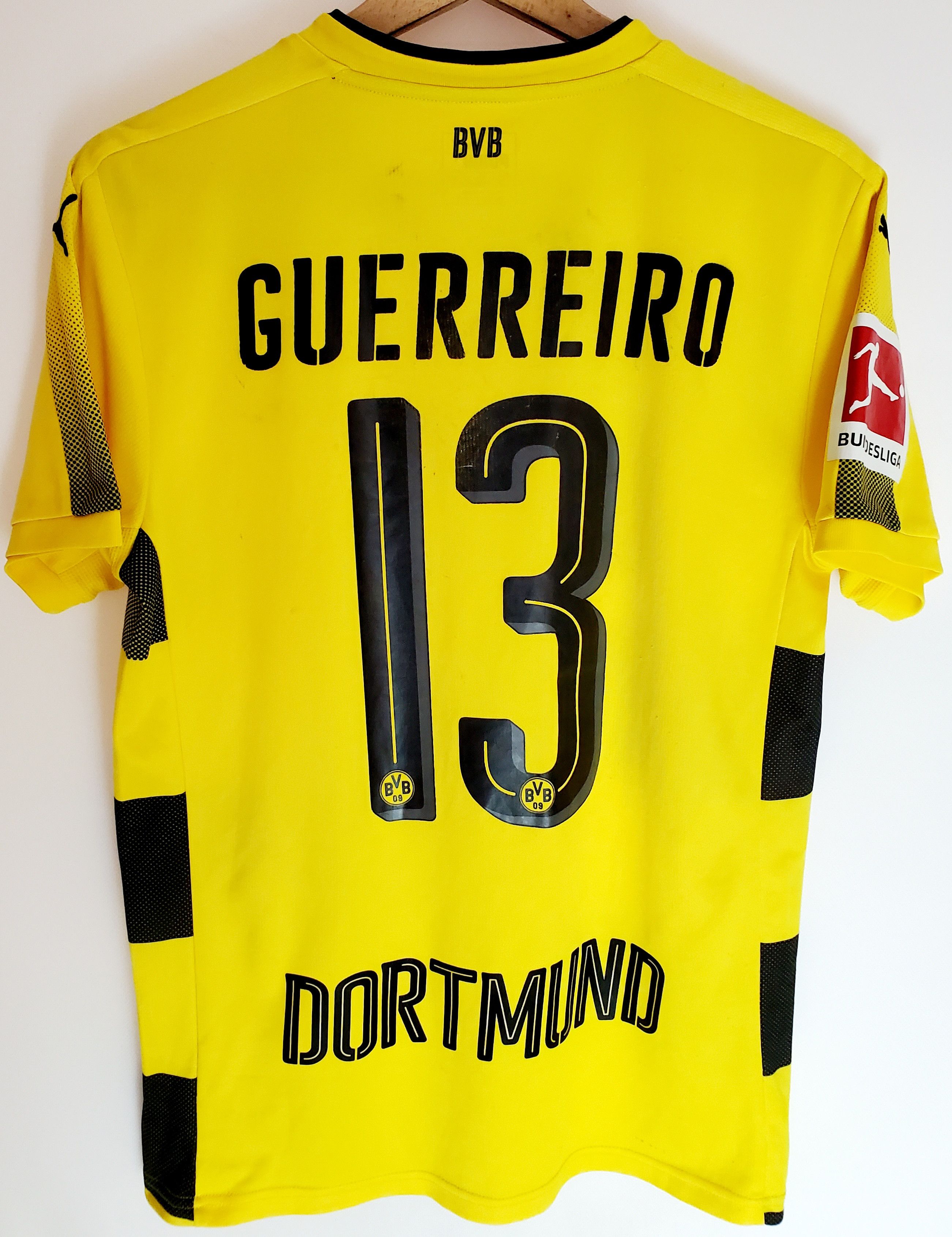 Puma BORUSSIA DORTMUND 2017/2018 puma jersey #13 Guerreiro S Size US S / EU 44-46 / 1 - 2 Thumbnail