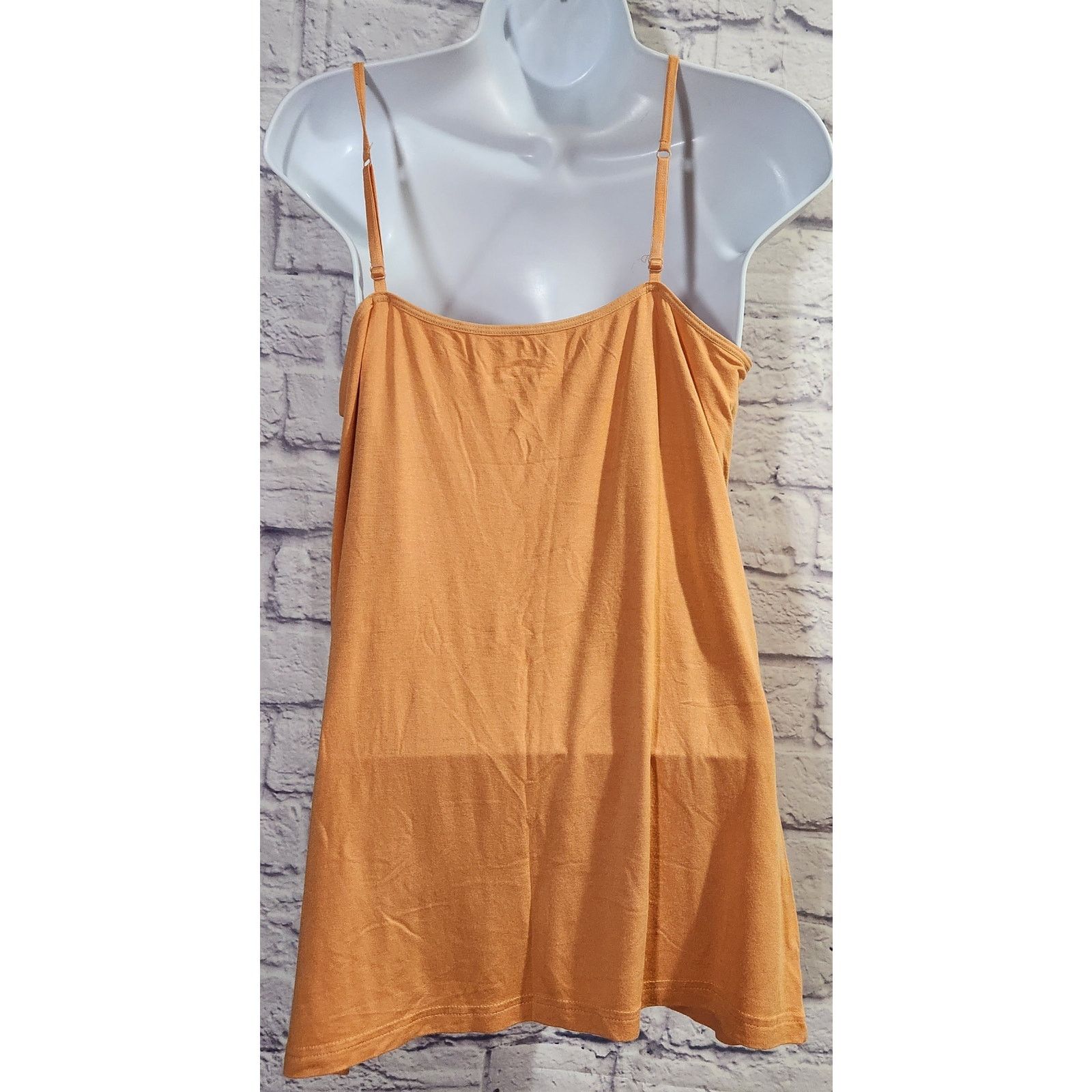 Other Lady Hathaway Orange Adjustable Spaghetti Strap Tank Top XL Size XL / US 12-14 / IT 48-50 - 3 Thumbnail