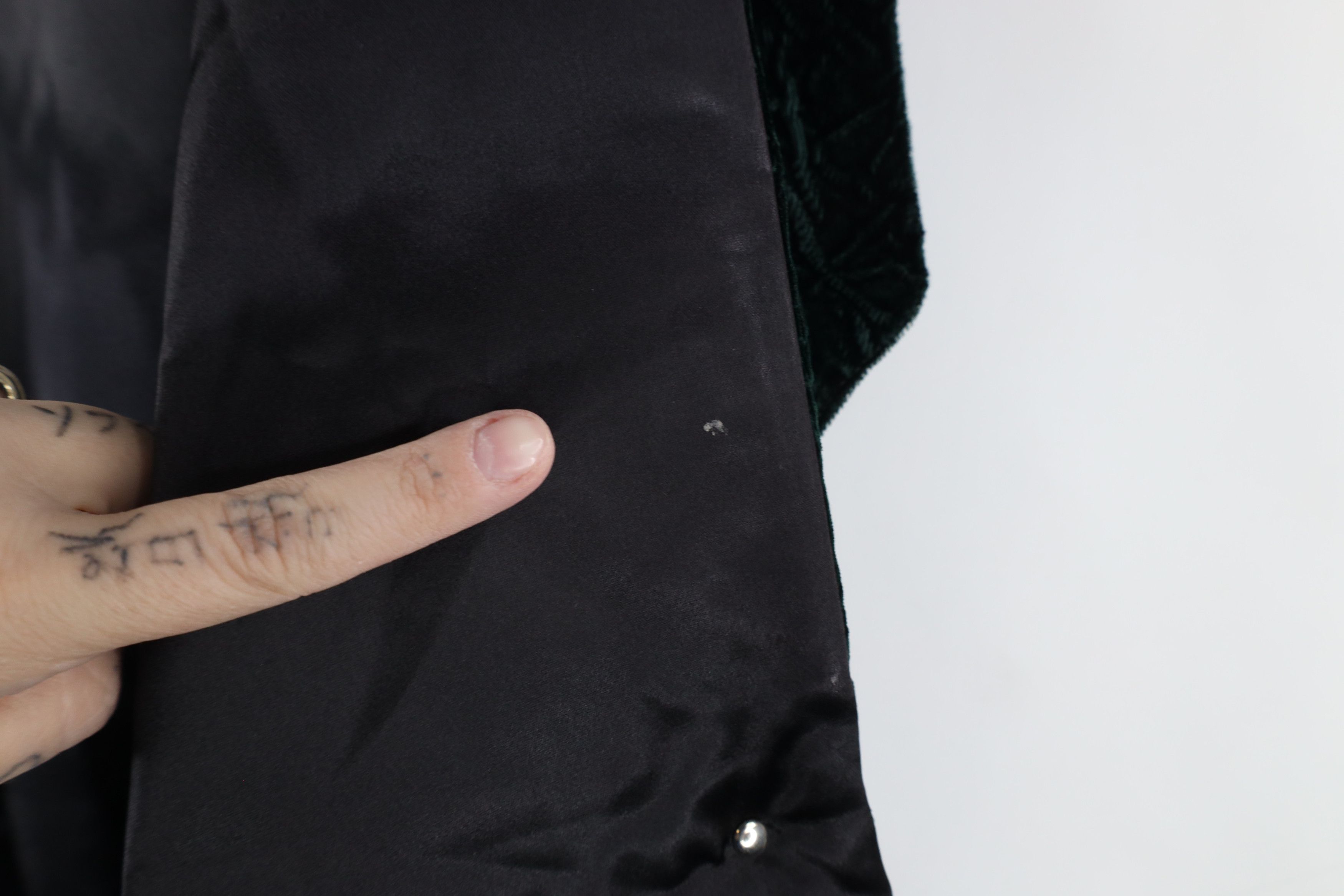 Vintage Vintage 90s Streetwear Crushed Velvet Velour Vest Green USA Size L / US 10 / IT 46 - 7 Thumbnail