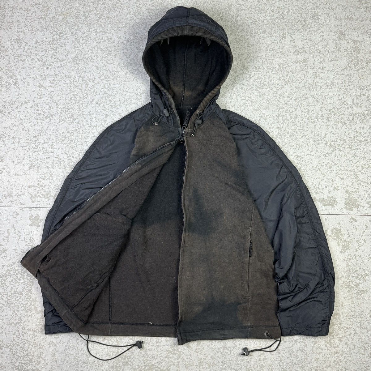 Issey Miyake 1990 Issey Miyake - Faded Hoodie Jacket Size US M / EU 48-50 / 2 - 5 Thumbnail
