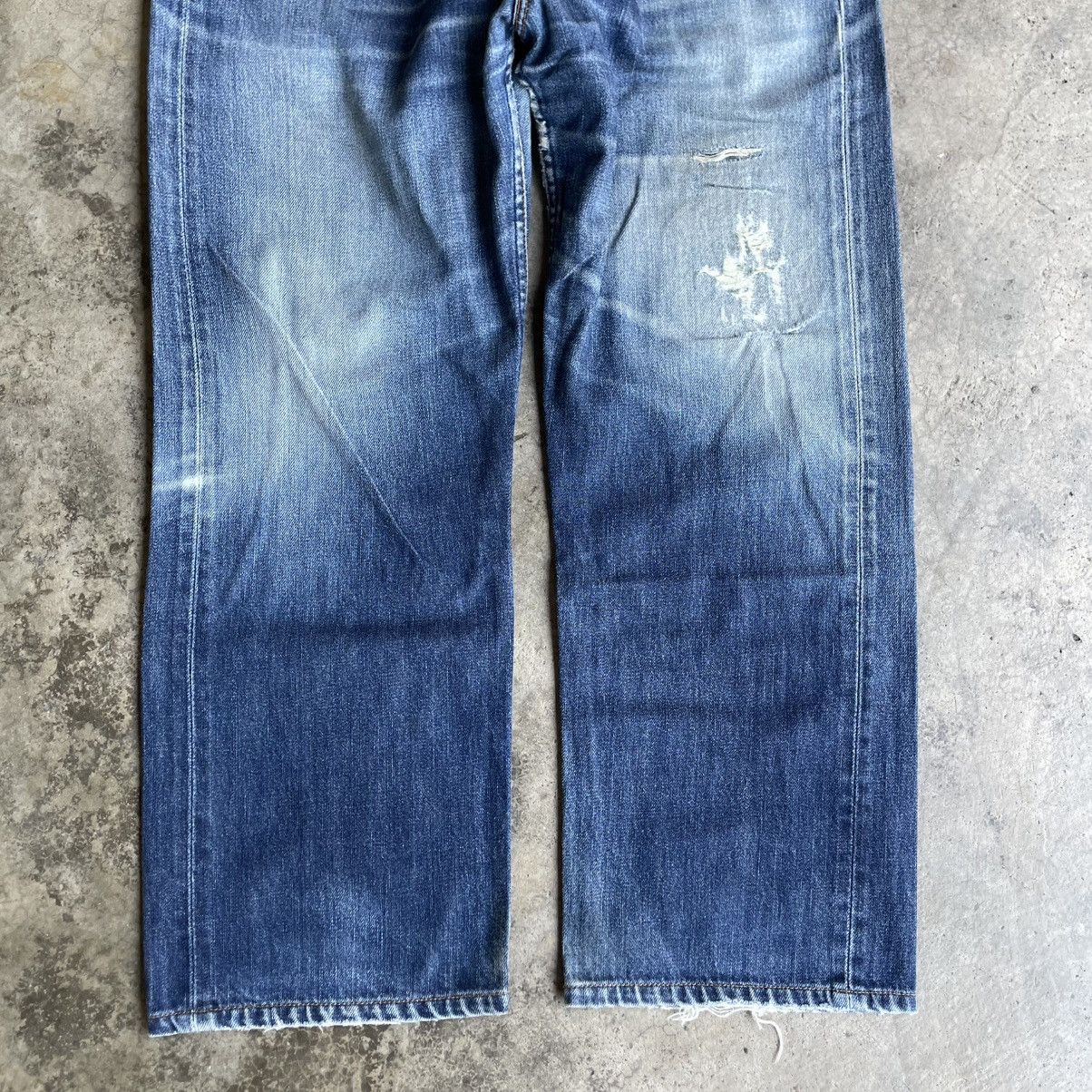 Levi's Vintage Clothing 🔥Vintage Levis 512 Stoned Washed Ripped Distress Denim Jeans Size US 36 / EU 52 - 3 Thumbnail
