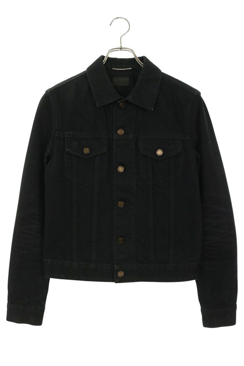 Saint Laurent Paris Saint Laurent Waxed Denim Jacket | Grailed