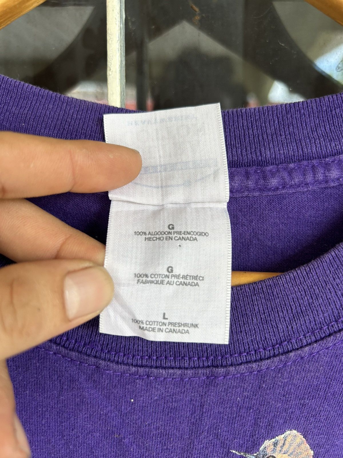Flower Mountain × Vintage VINTAGE FLOWER ROYAL PURPLE OF CANADA TEES Size US L / EU 52-54 / 3 - 7 Thumbnail