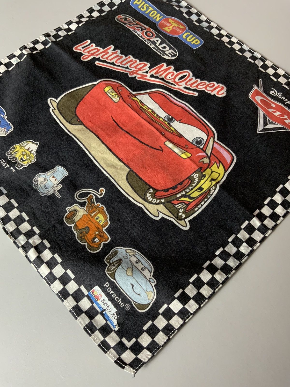 Disney Vintage Y2k Cars Lightning McQueen Bandana Size ONE SIZE - 4 Thumbnail