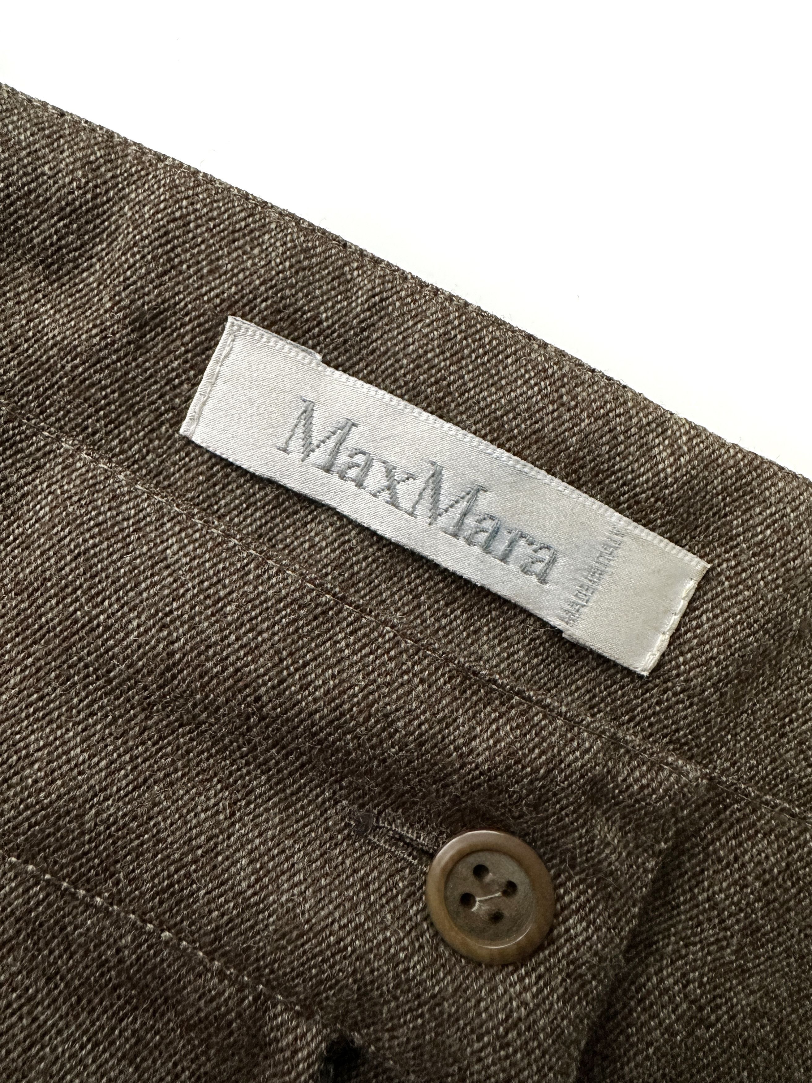 Max Mara MaxMara Vintage olive wool skirt Size 26" / US 2 / IT 38 - 3 Thumbnail