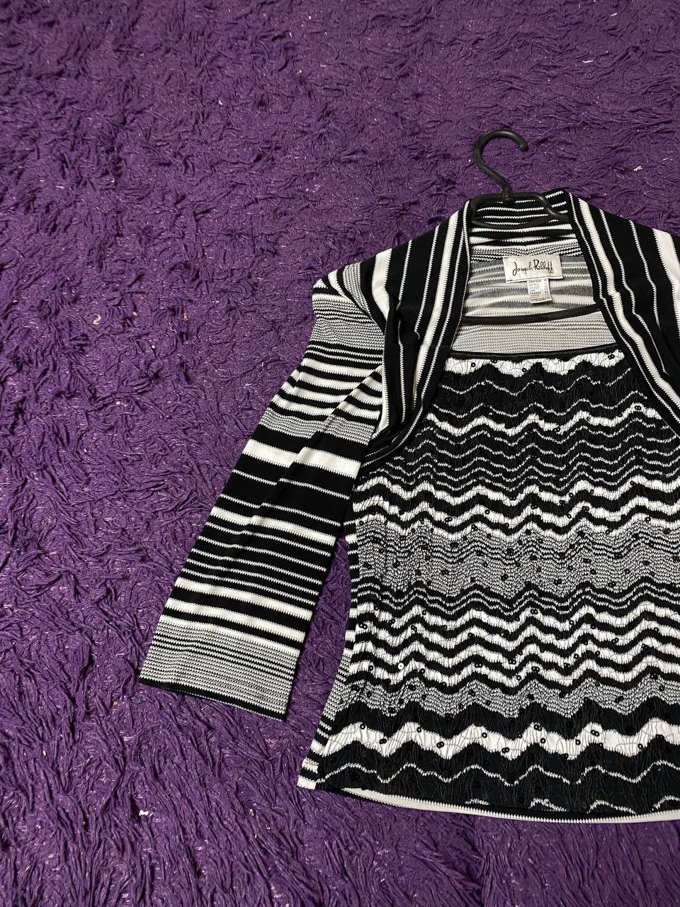 Joseph Ribkoff × Vintage Joseph Ribkoff Zebra Print Long Sleeve Sweater Size XL / US 12-14 / IT 48-50 - 16 Thumbnail