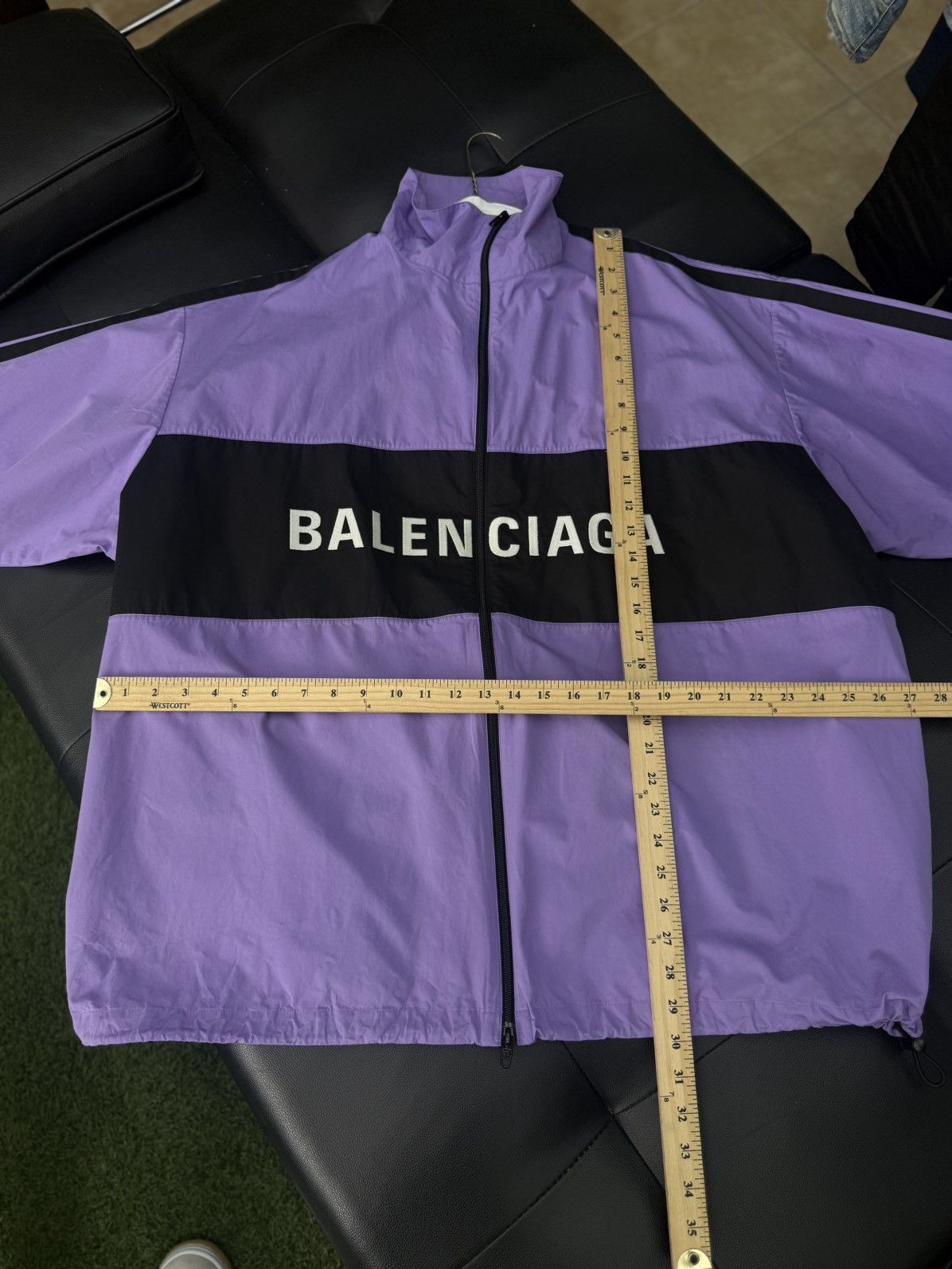 Balenciaga Balenciaga Track Jacket - Purple Size 34 $1250 Retail Size US XL / EU 56 / 4 - 17 Thumbnail