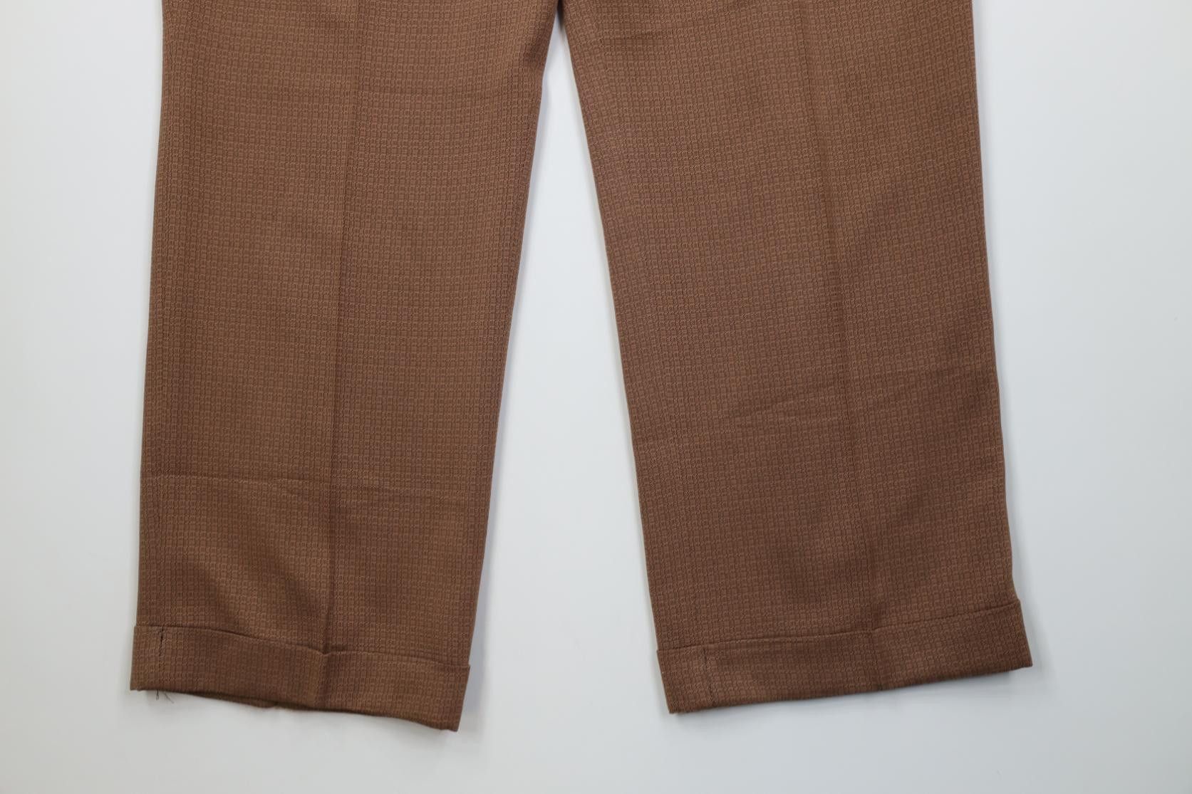 Vintage Vintage 90s Streetwear Knit Geometric Wide Leg Chino Pants Size US 38 / EU 54 - 4 Thumbnail