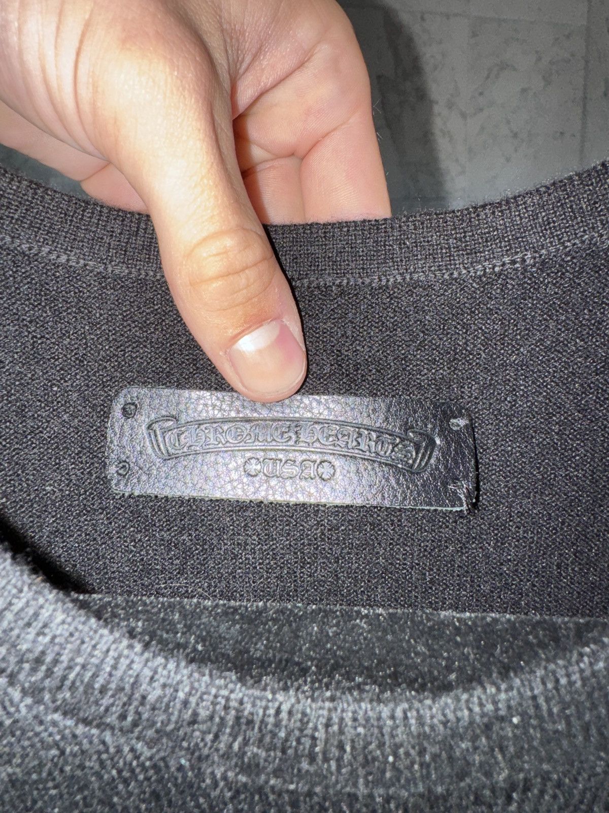 Chrome Hearts Chrome Hearts Black Cashmere Herman Jacquard 3Cross Sweater Size US L / EU 52-54 / 3 - 7 Thumbnail