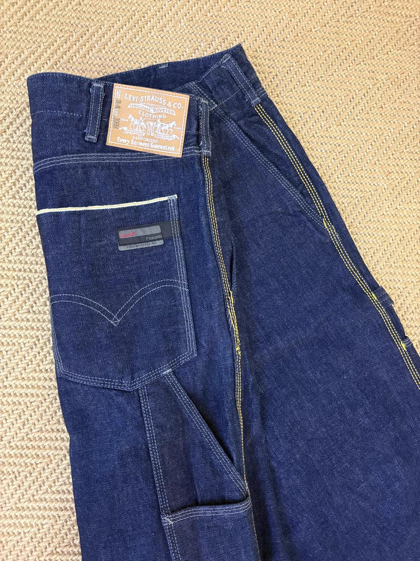 Levi's Levi's Fenom Work Raw Denim Jeans W34 New Rare Size US 34 / EU 50 - 4 Thumbnail