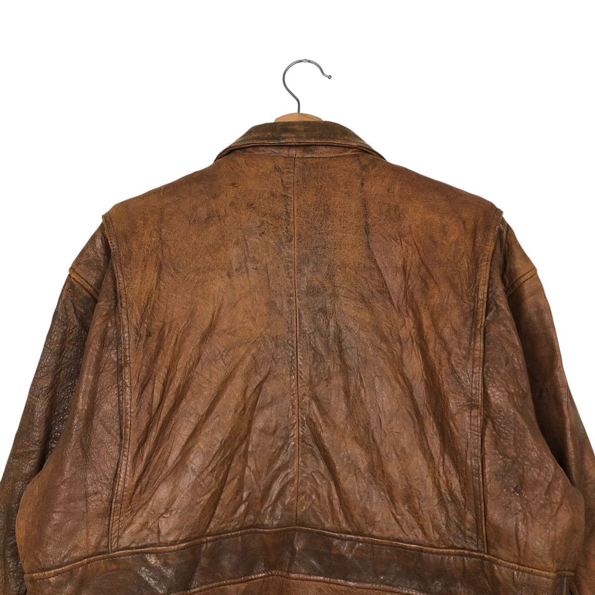 Japanese Brand 📌Vintage Genuine Leather Jacket Loldanthony Issey Miyake Size US M / EU 48-50 / 2 - 10 Thumbnail