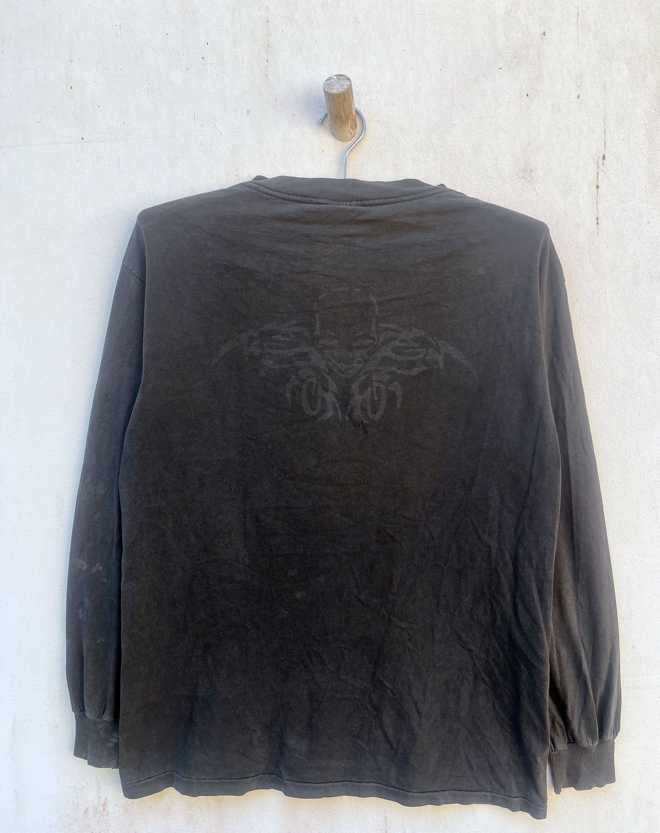 Arts & Science Vintage Tribal Skull Tear Away Flames 80s 90s Single Stitch Size US M / EU 48-50 / 2 - 6 Thumbnail