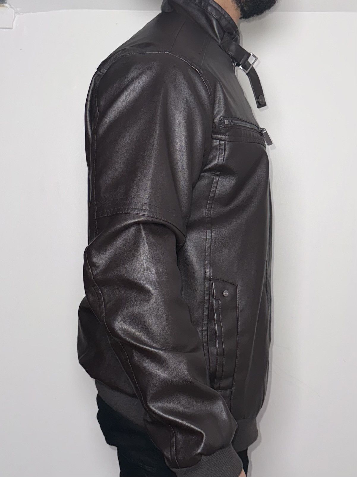 Other Brown Leather Jacket with Fur inside Size US M / EU 48-50 / 2 - 2 Thumbnail