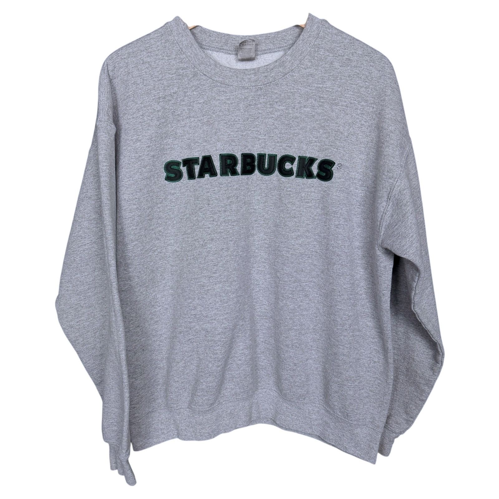 Gildan Starbucks Sweatshirt Crewneck Employee Coffee Logo Gray Size US L / EU 52-54 / 3 - 4 Thumbnail