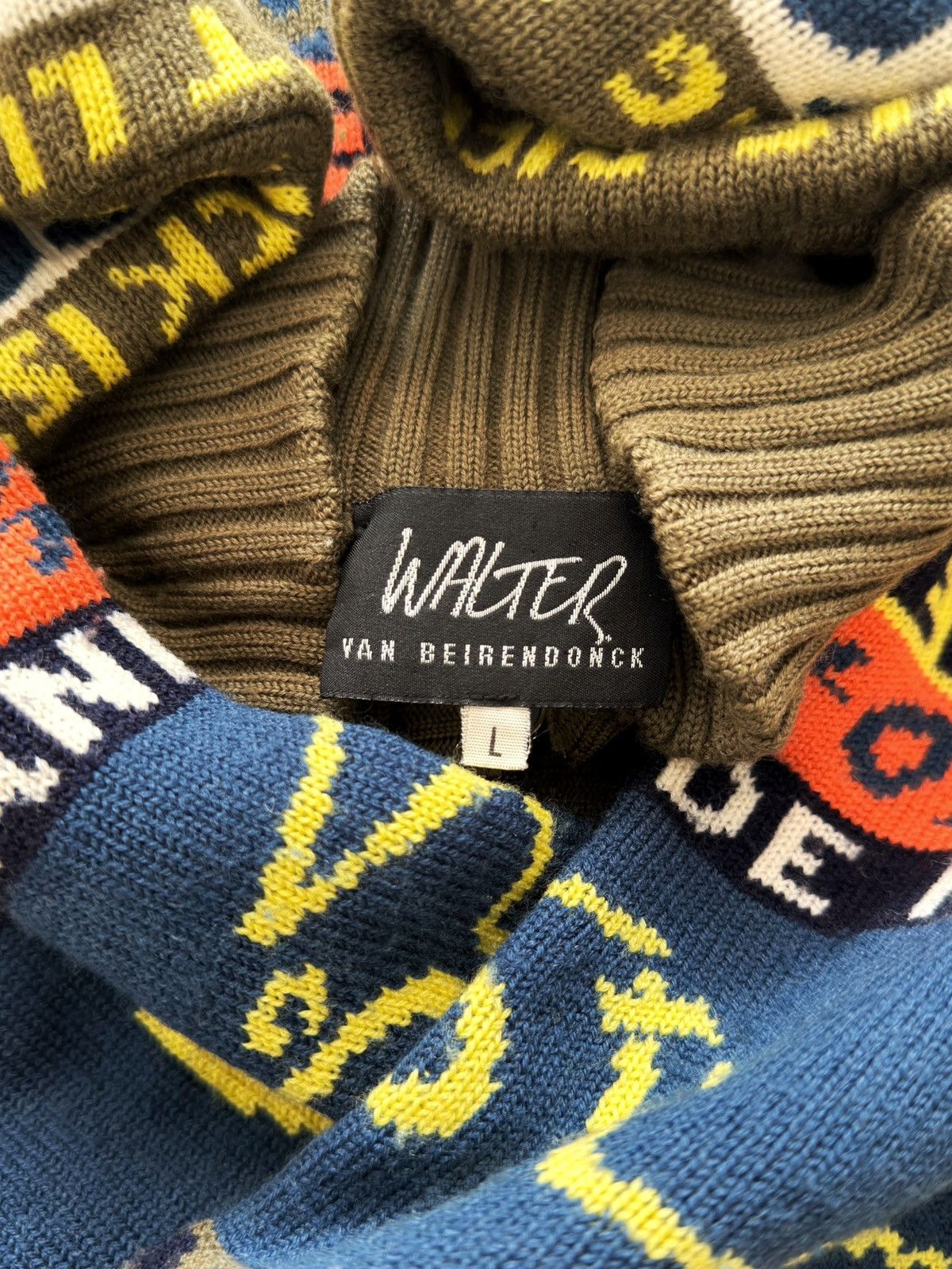 Walter Van Beirendonck 1986~ Horny Languages Oversized Knit Size US L / EU 52-54 / 3 - 2 Thumbnail