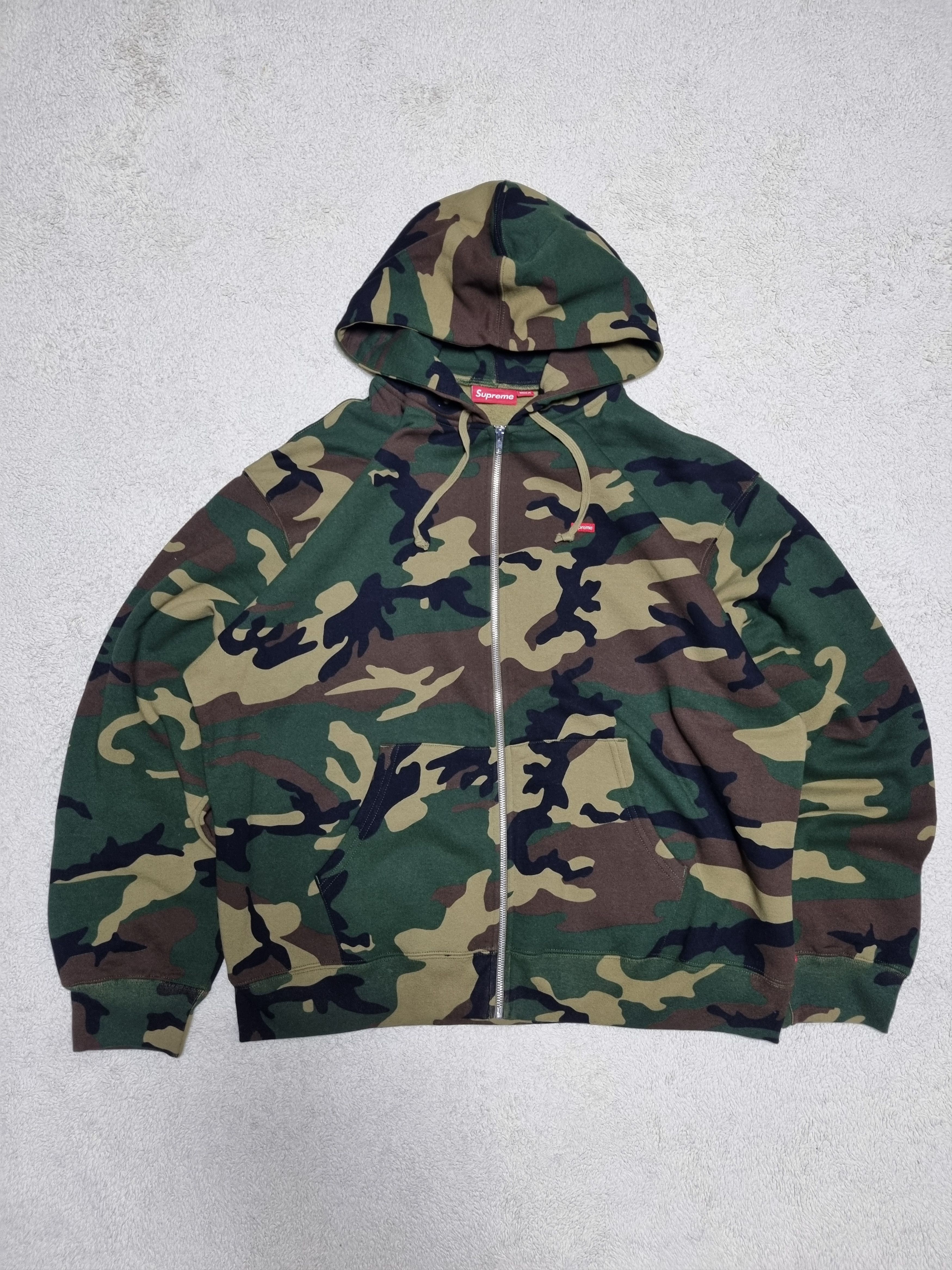 Supreme 2023 Supreme Small Box Zip Up Hooded Sweatshirt (Flowers