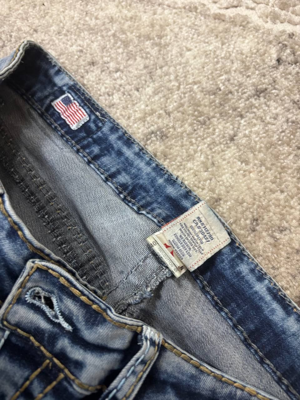 True Religion True Religion Rare Brand Jeans – Made in USA – Men’s 33x34 Size US 33 - 9 Thumbnail