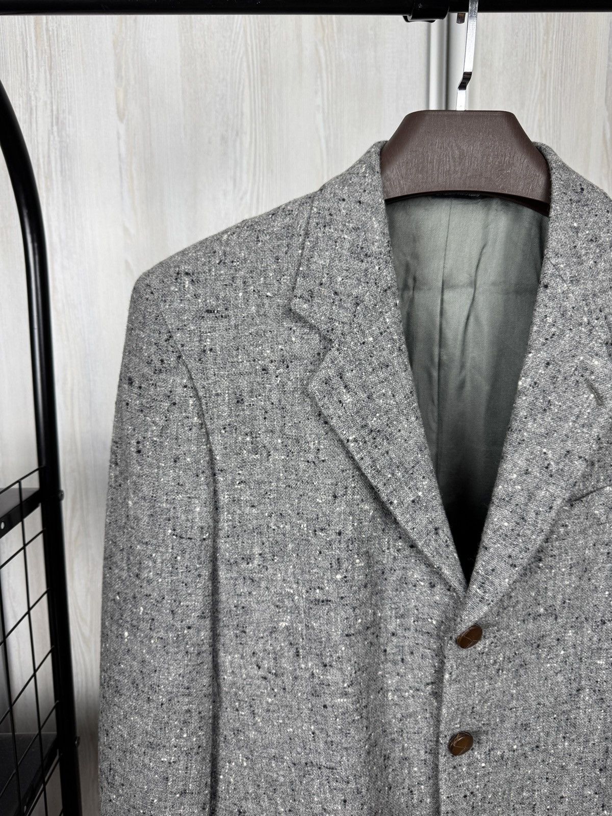 Yves Saint Laurent Yves Saint Laurent x Lanificio Paoletti wool tweed blazer Size 38R - 3 Thumbnail