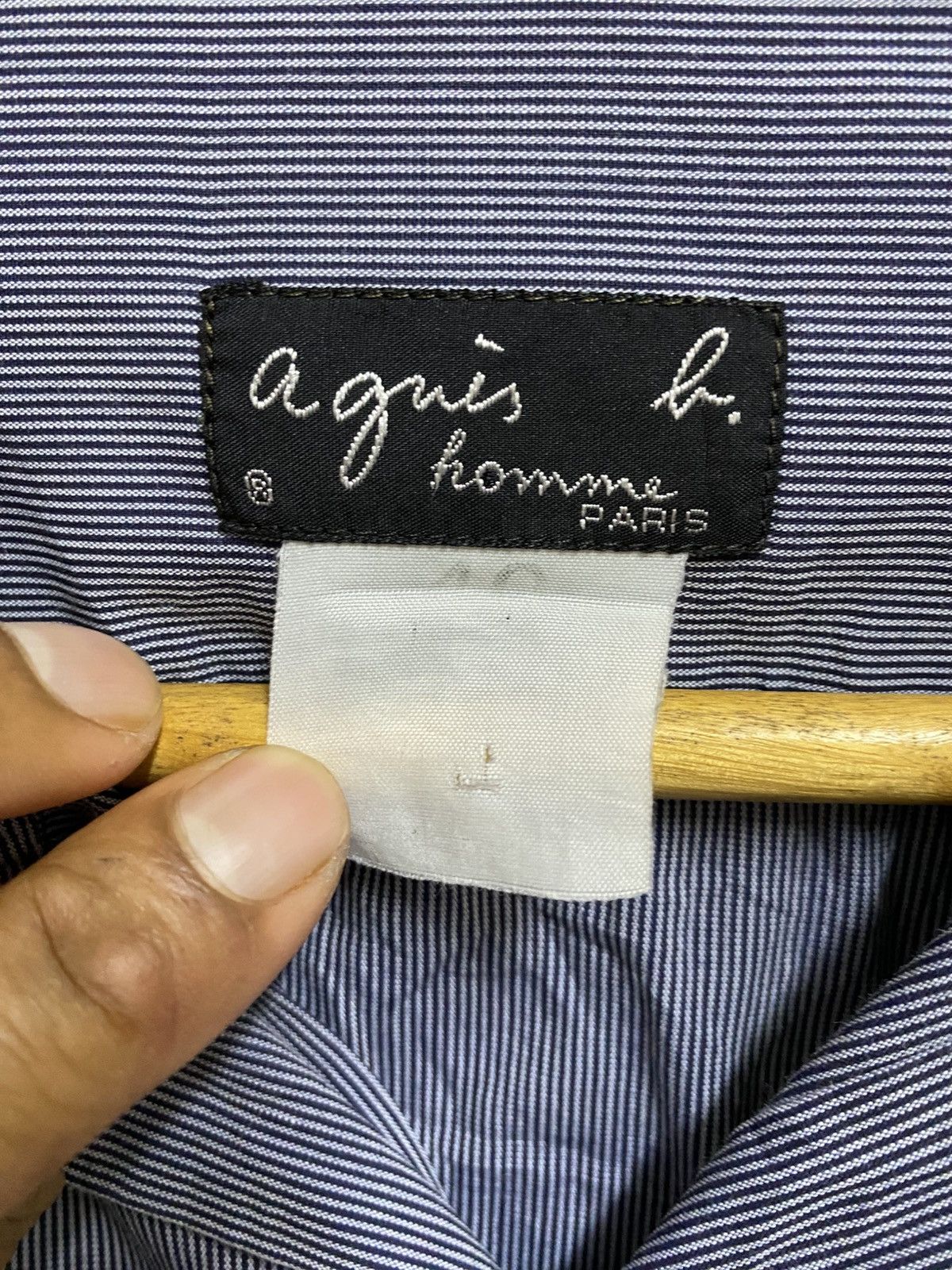 agnes b. Agnes.B Homme Paris Shirt Button Up Size US M / EU 48-50 / 2 - 8 Thumbnail