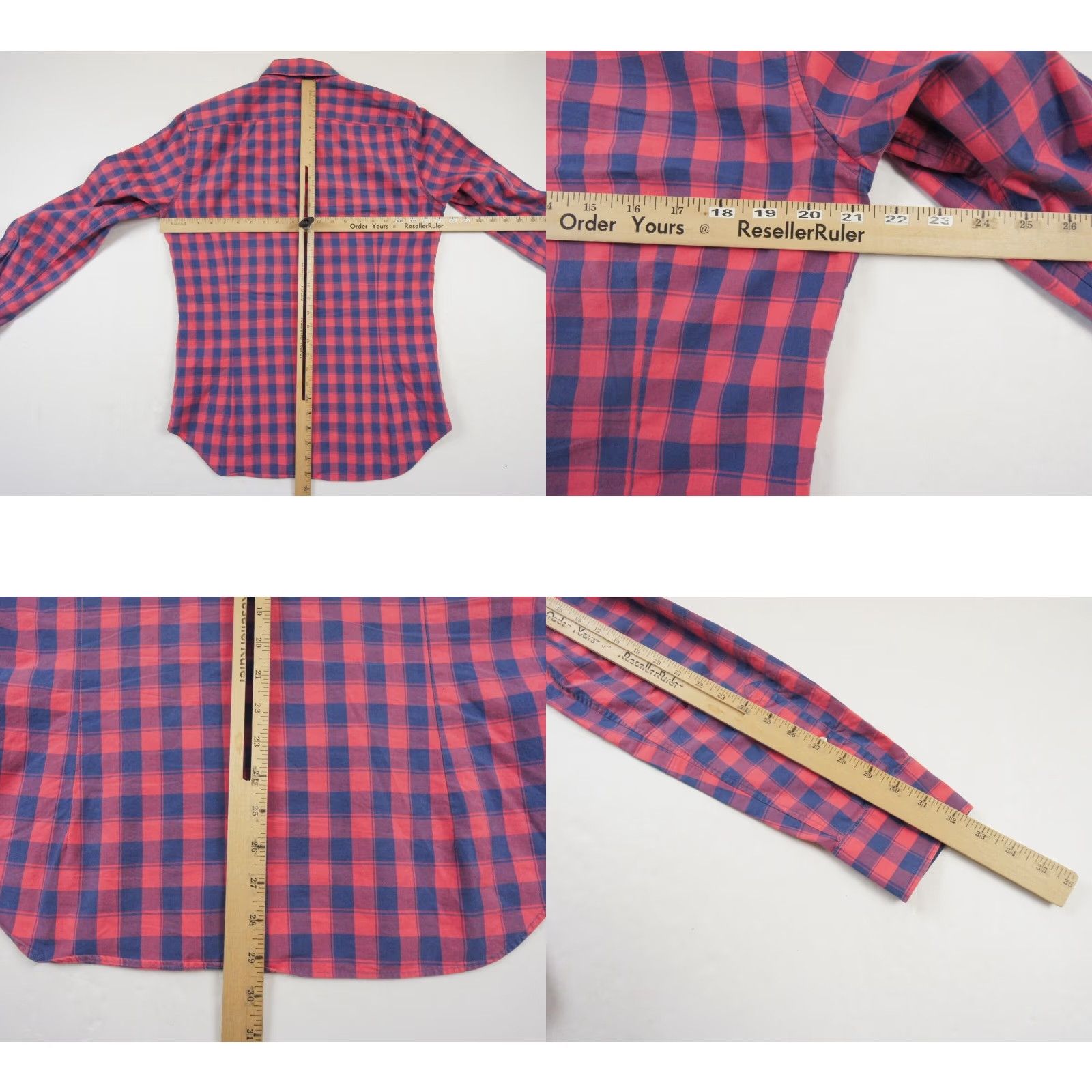Bonobos Bonobos Mens Medium Slim Fit Button Down Long Sleeve Plaid Shirt Size US M / EU 48-50 / 2 - 8 Thumbnail