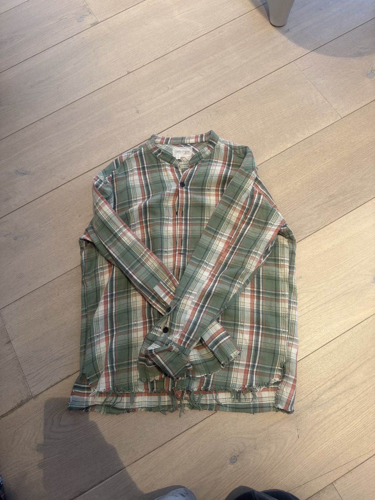 Greg Lauren Greg Lauren Distressed Flannel Size US L / EU 52-54 / 3 - 1 Thumbnail