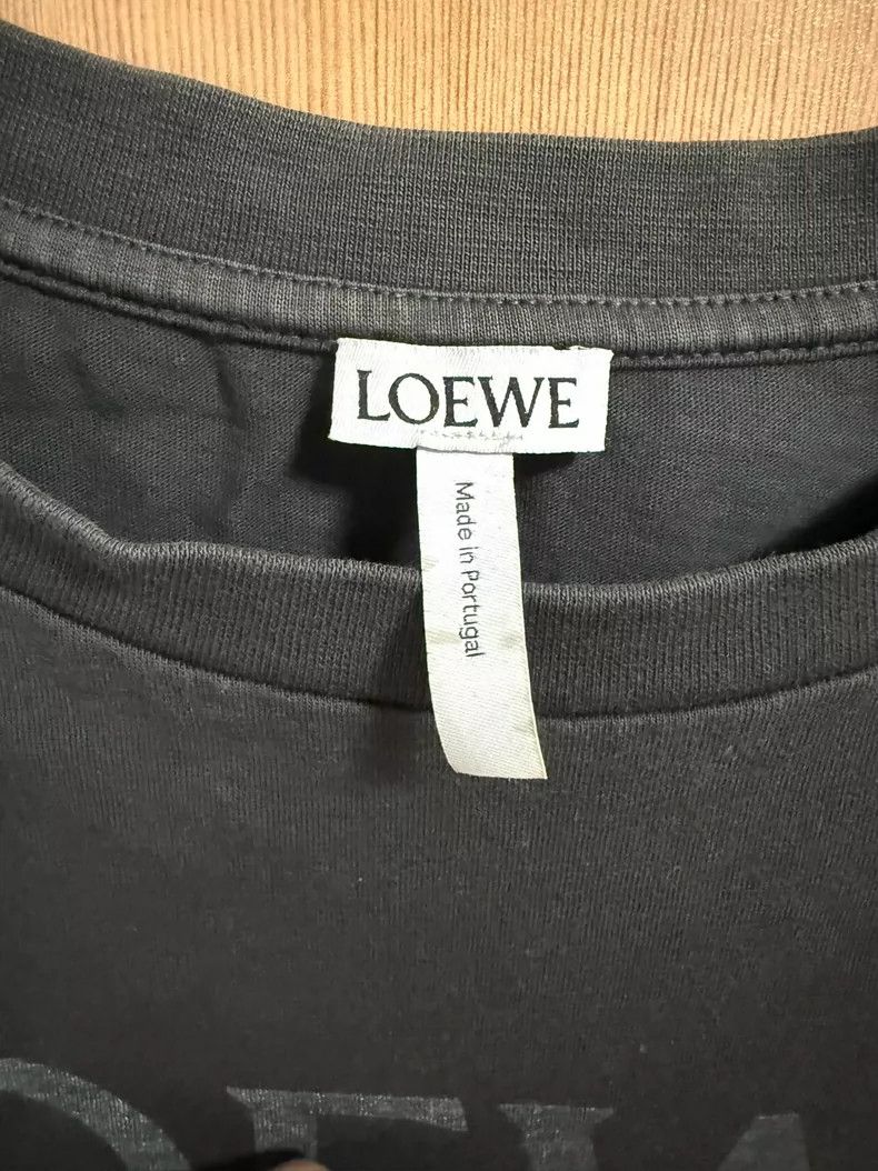 Loewe LOEWE Dog grey women's T-shirt Size L / US 10 / IT 46 - 2 Thumbnail