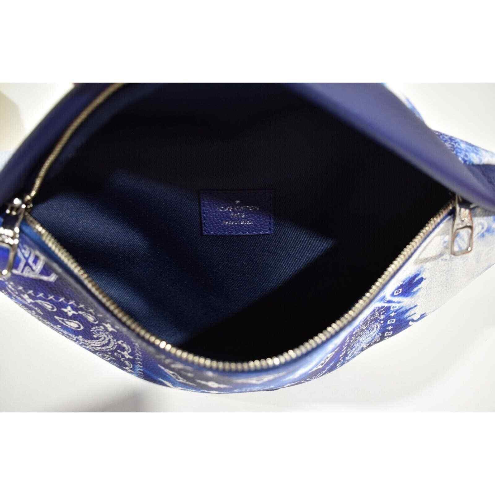Louis Vuitton Louis Vuitton Bandana Blue Monogram Crossbody Fanny Pack Bag Size ONE SIZE - 9 Thumbnail