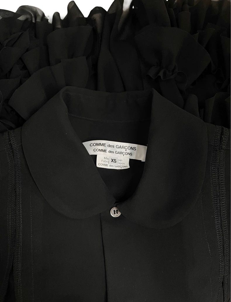 Comme des Garcons Comme Des Garcons Crew neck pleated chiffon crepe shirt Size XS / US 0-2 / IT 36-38 - 5 Thumbnail