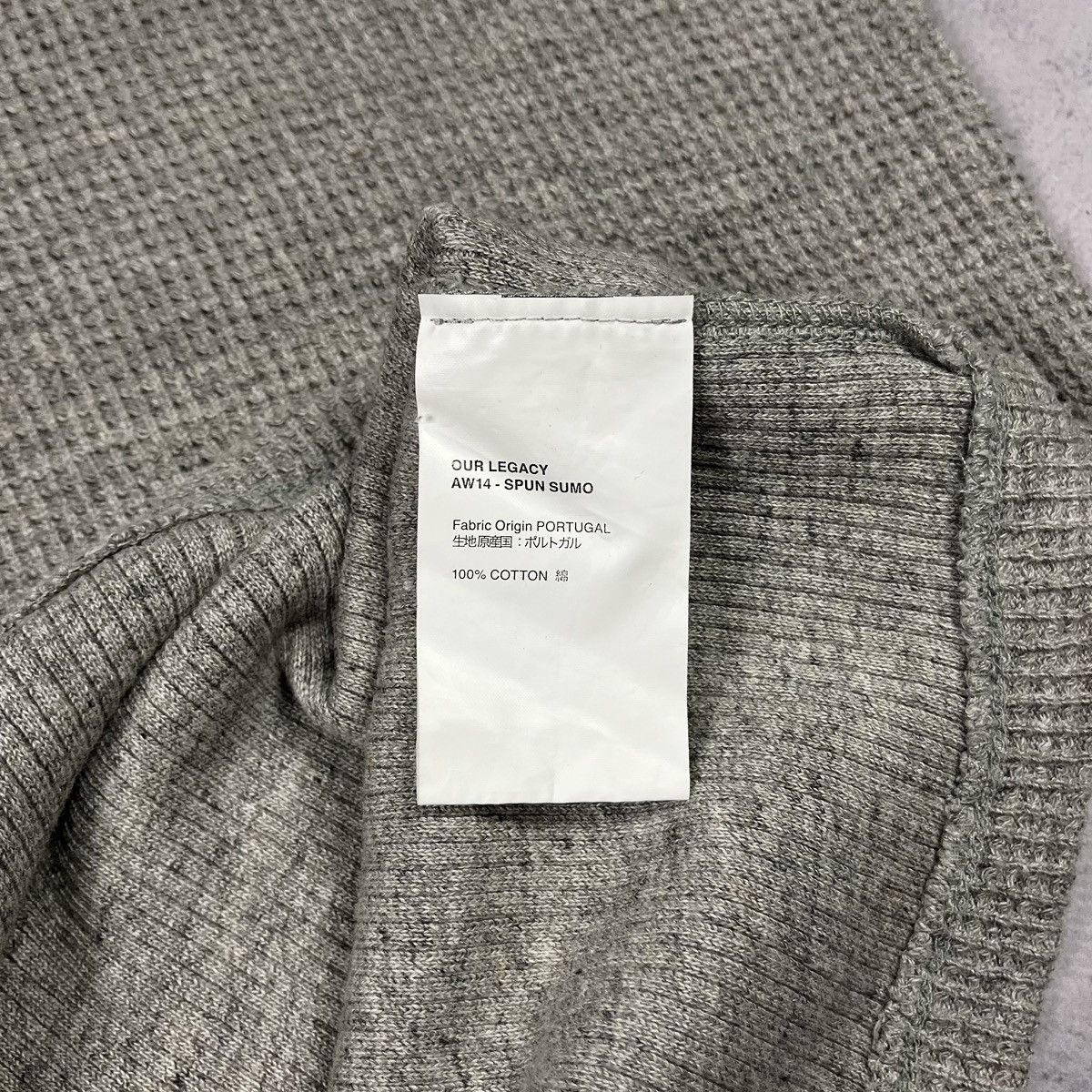 Our Legacy Rare Our Legacy spun sumo tee AW14 Size US L / EU 52-54 / 3 - 3 Thumbnail