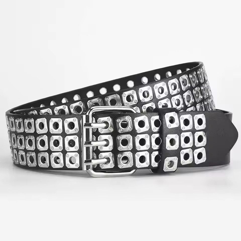 Vintage Vintage Y2K Avant Garde Studded Metal Details Belt Size ONE SIZE - 3 Thumbnail