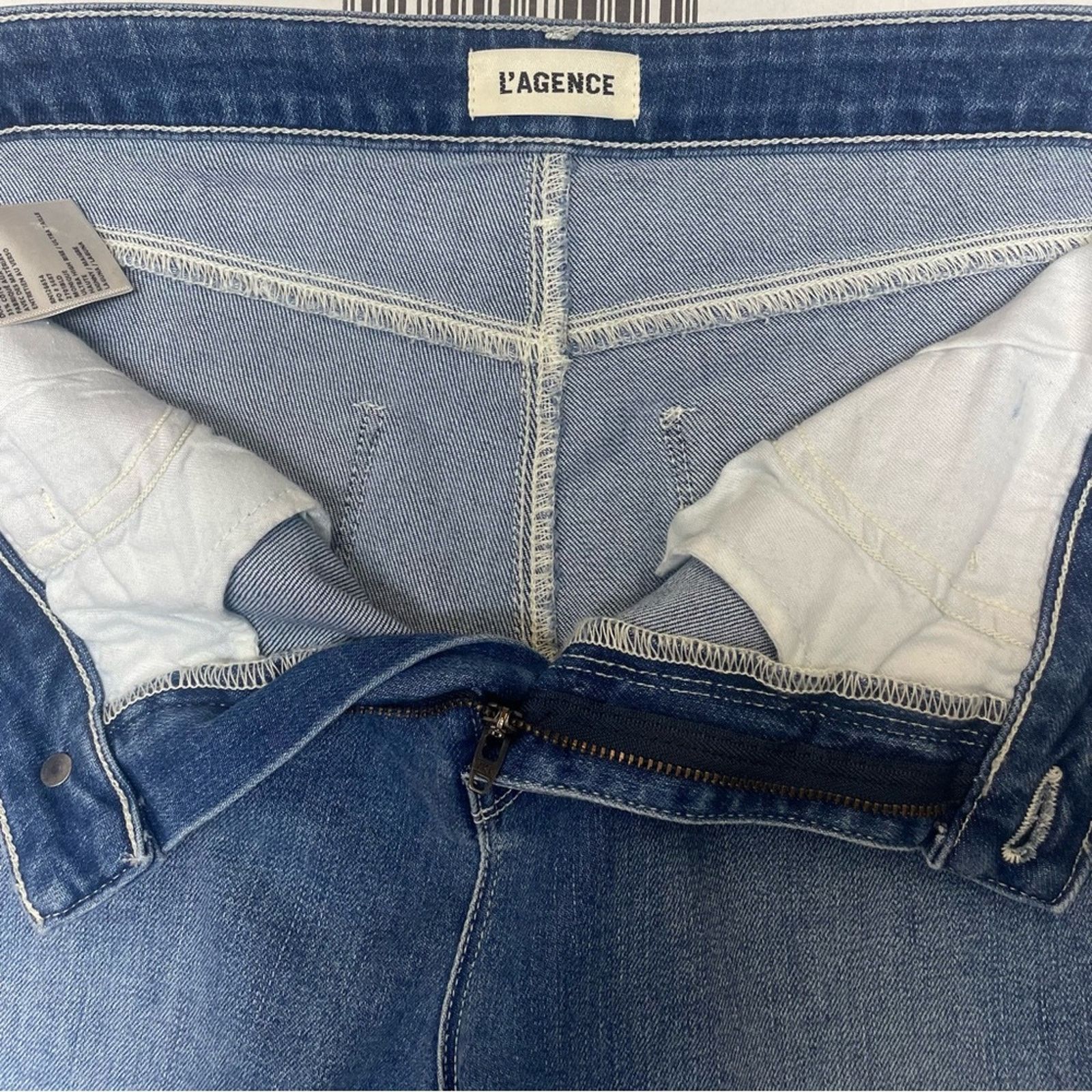 L'AGENCE L’Agence Monique Ultra High Rise Skinny Laguna Jeans size 30 Size 30" / US 8 / IT 44 - 7 Thumbnail