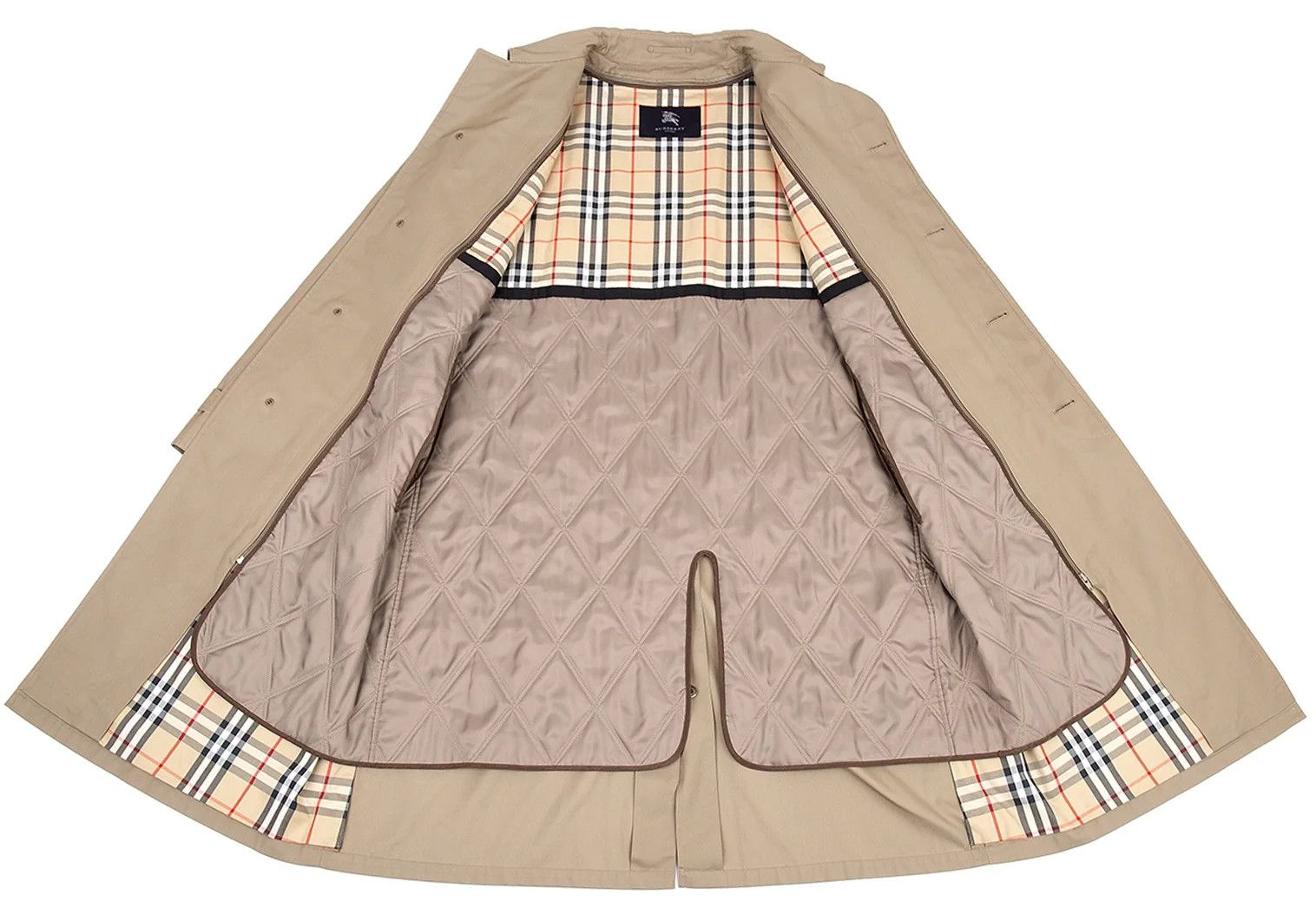 Burberry Insulated Liner Nova Check Overcoat Mocha Size 42 Size US XS / EU 42 / 0 - 11 Thumbnail