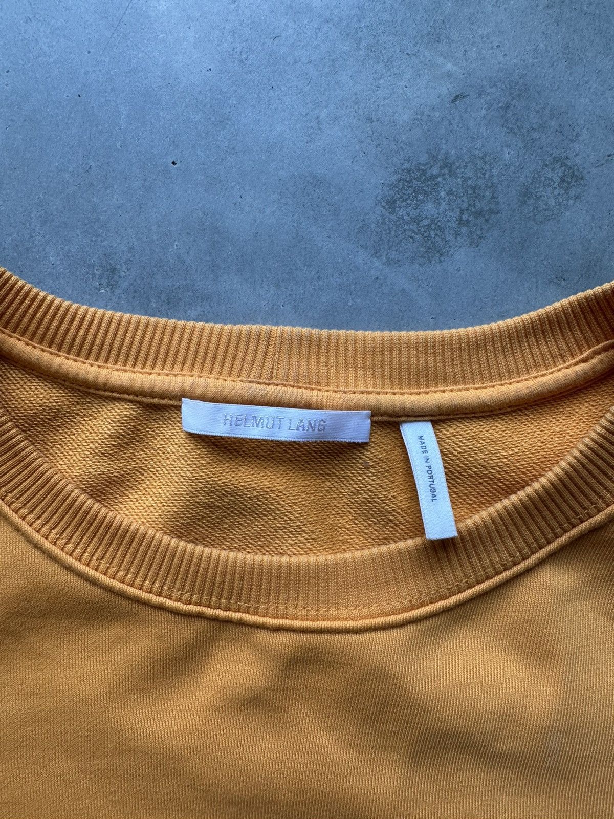 Helmut Lang Helmut lang core logo L/S orange Size US XL / EU 56 / 4 - 3 Thumbnail