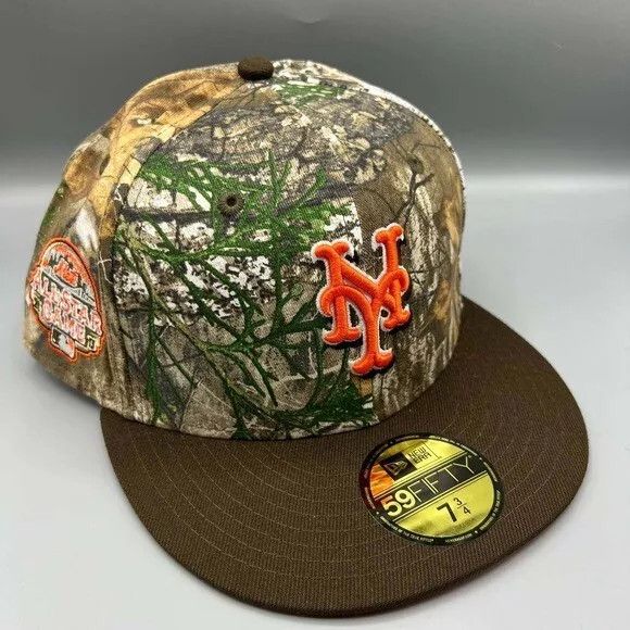 New Era New York Mets Hat Men 7 3/4 Realtree All Star Game Fitted Size ONE SIZE - 1 Thumbnail