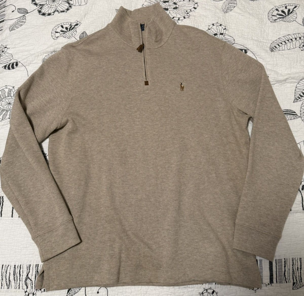 Polo Ralph Lauren POLO RALPH LAUREN Double-knit Quarter-Zip Size US L / EU 52-54 / 3 - 1 Thumbnail