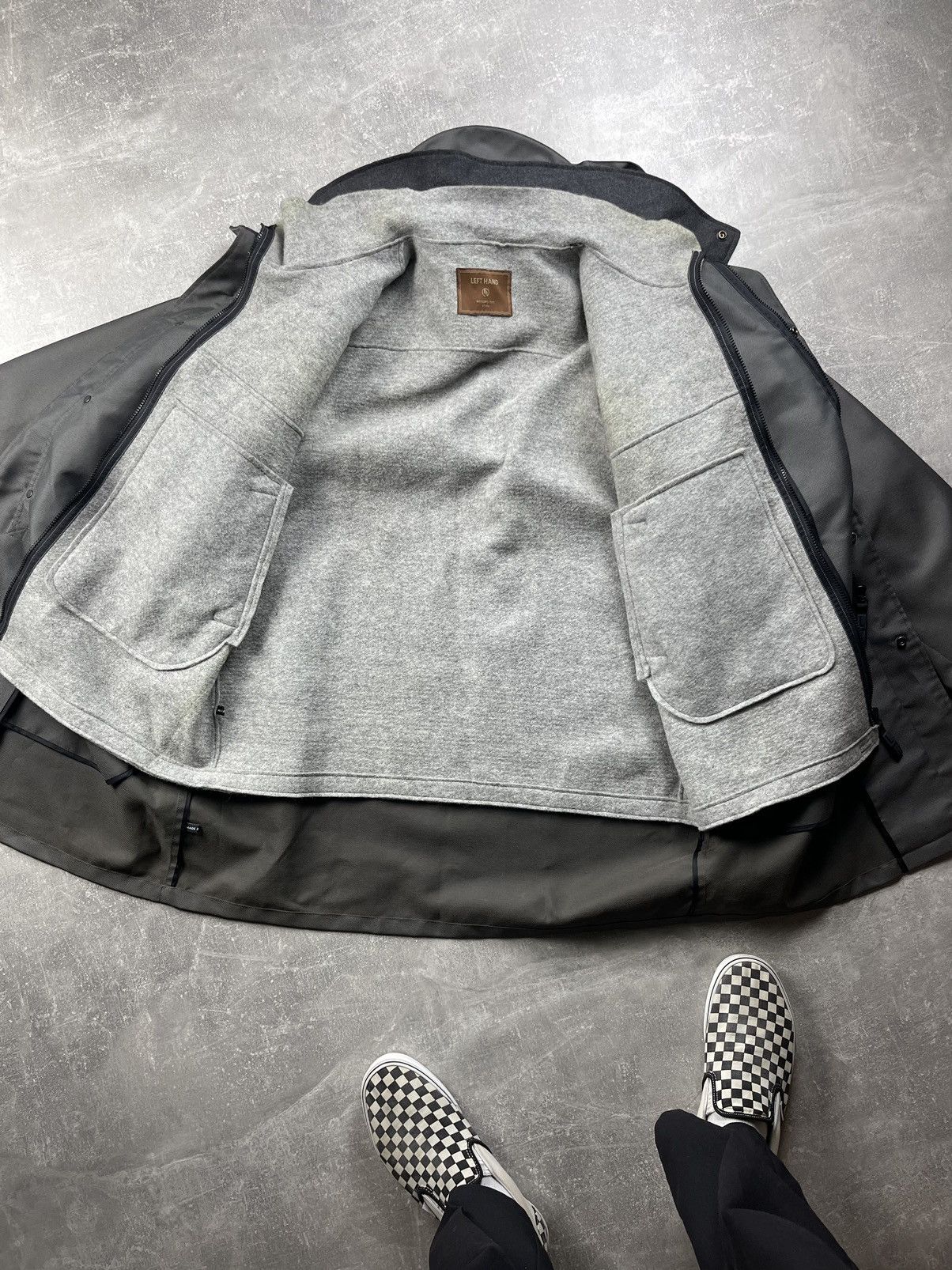 Left Hand × Massimo Osti Laft Hand Massimo Osti Archives 80s Italy Lined Jacket Coat Size US L / EU 52-54 / 3 - 8 Thumbnail