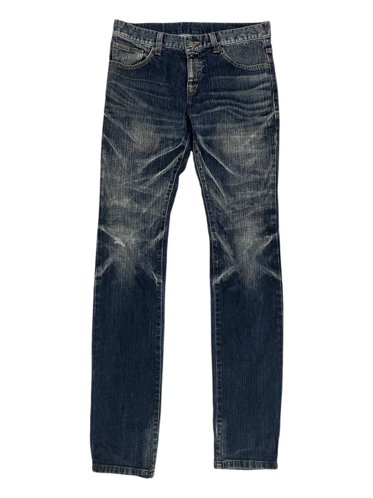 Tornado Mart Y2K Tornado Mart 🇯🇵 Beauty Wash Whiskers Stag Jeans Denim Size US 32 / EU 48 - 1 Thumbnail