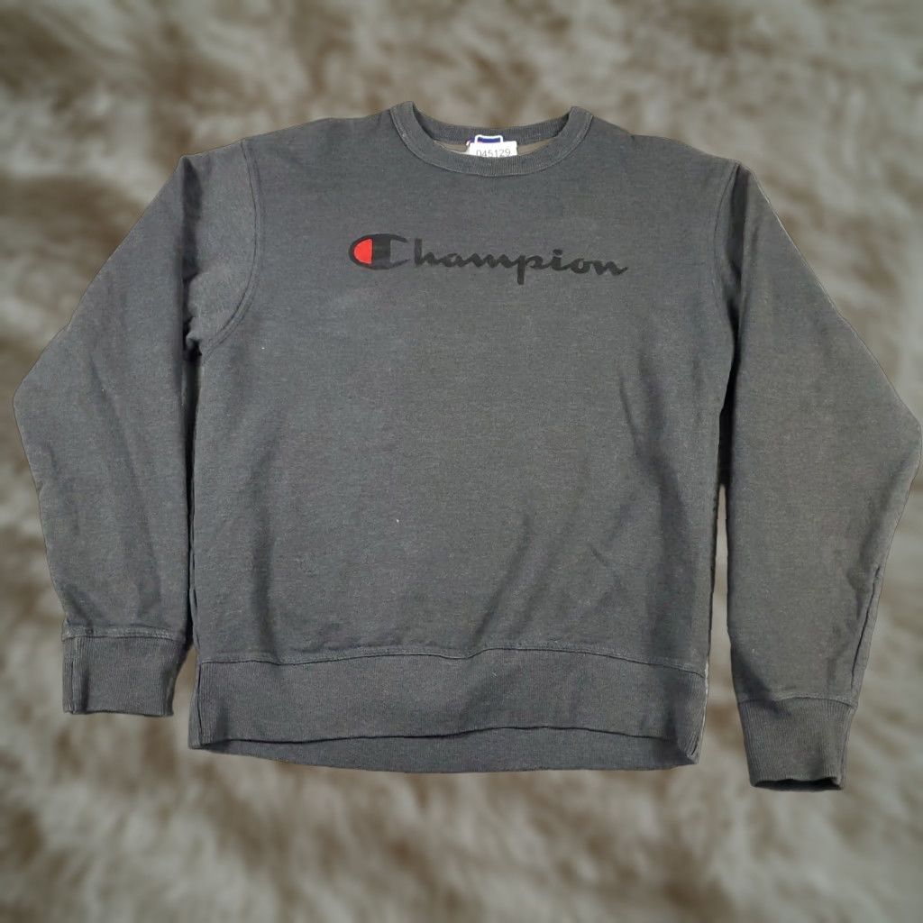 Champion Champion Mens Medium Gray Casual Pullover Sweatshirt Size US M / EU 48-50 / 2 - 1 Thumbnail