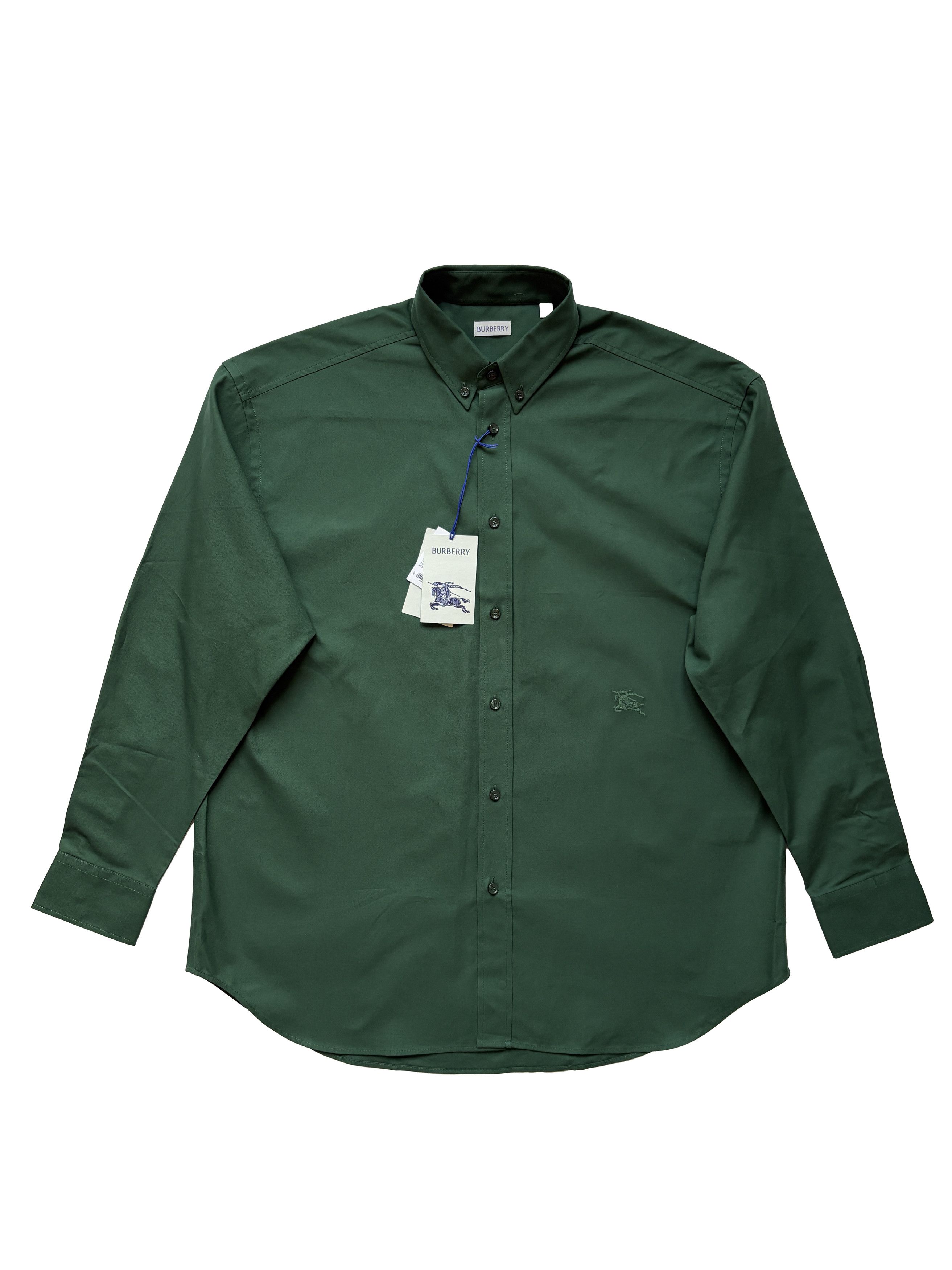 Burberry ⚡️QUICK SALE⚡️Burberry Daniel Lee Ivy Green Button Up Shirt Size US L / EU 52-54 / 3 - 1 Thumbnail