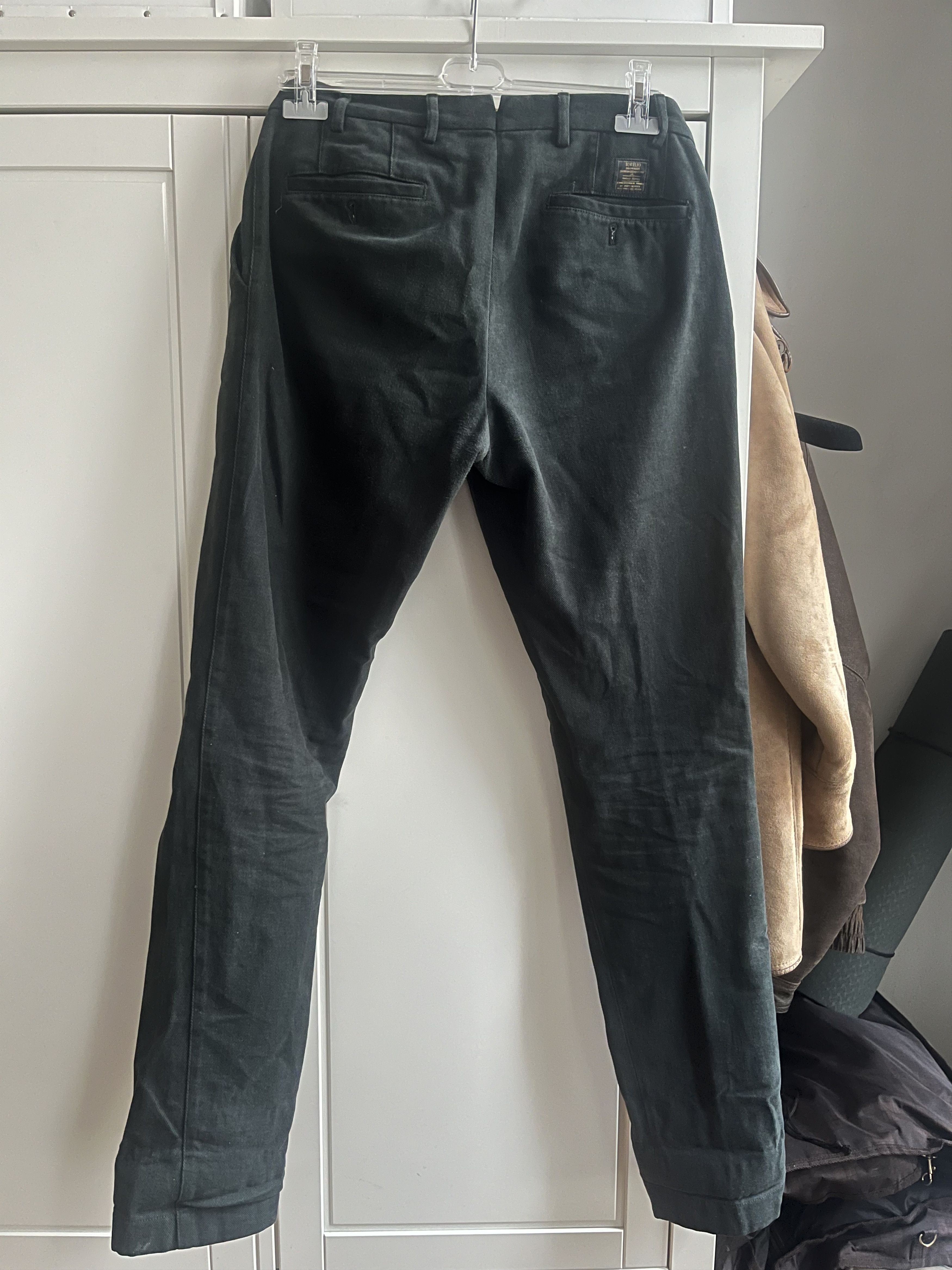 Other Borelio Hose Chino, dicker Stoff, Gr. 50, grün Size US 34 / EU 50 - 2 Thumbnail